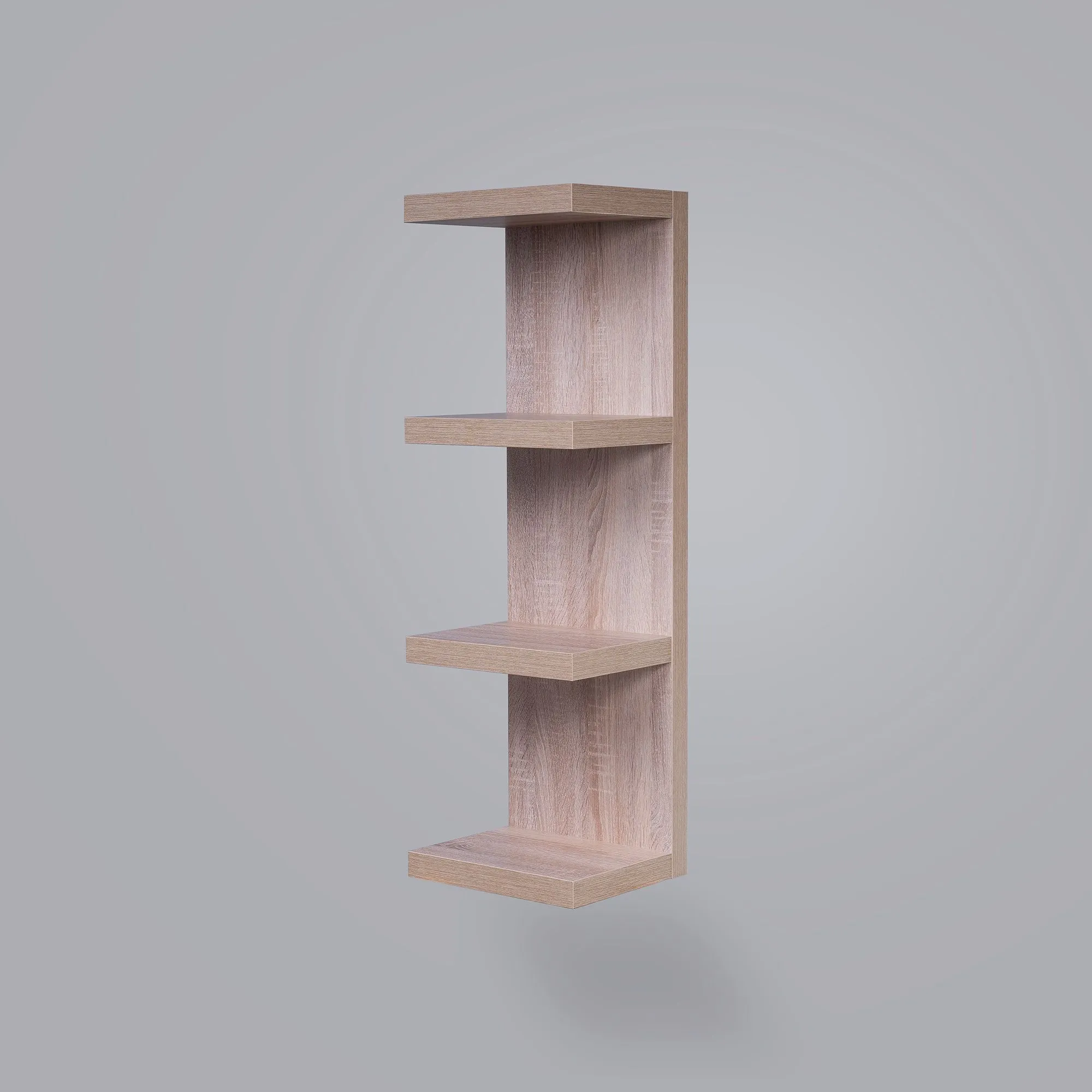 S00760 Фора 100Е полка  настенная 30х97х27, дуб беленый