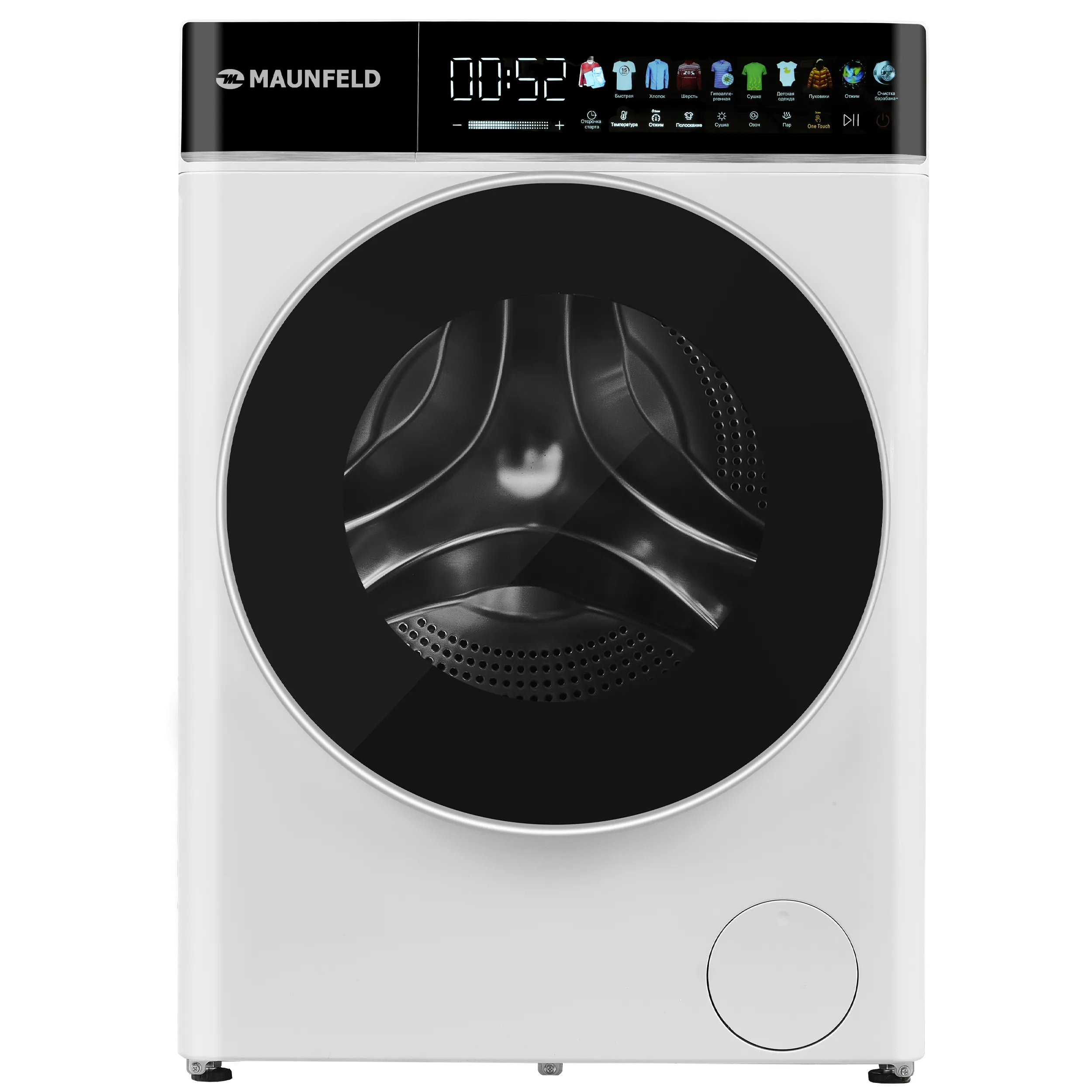 Стиральная машина c инвертором и сушкой MAUNFELD MFWD1295WH05 Белый