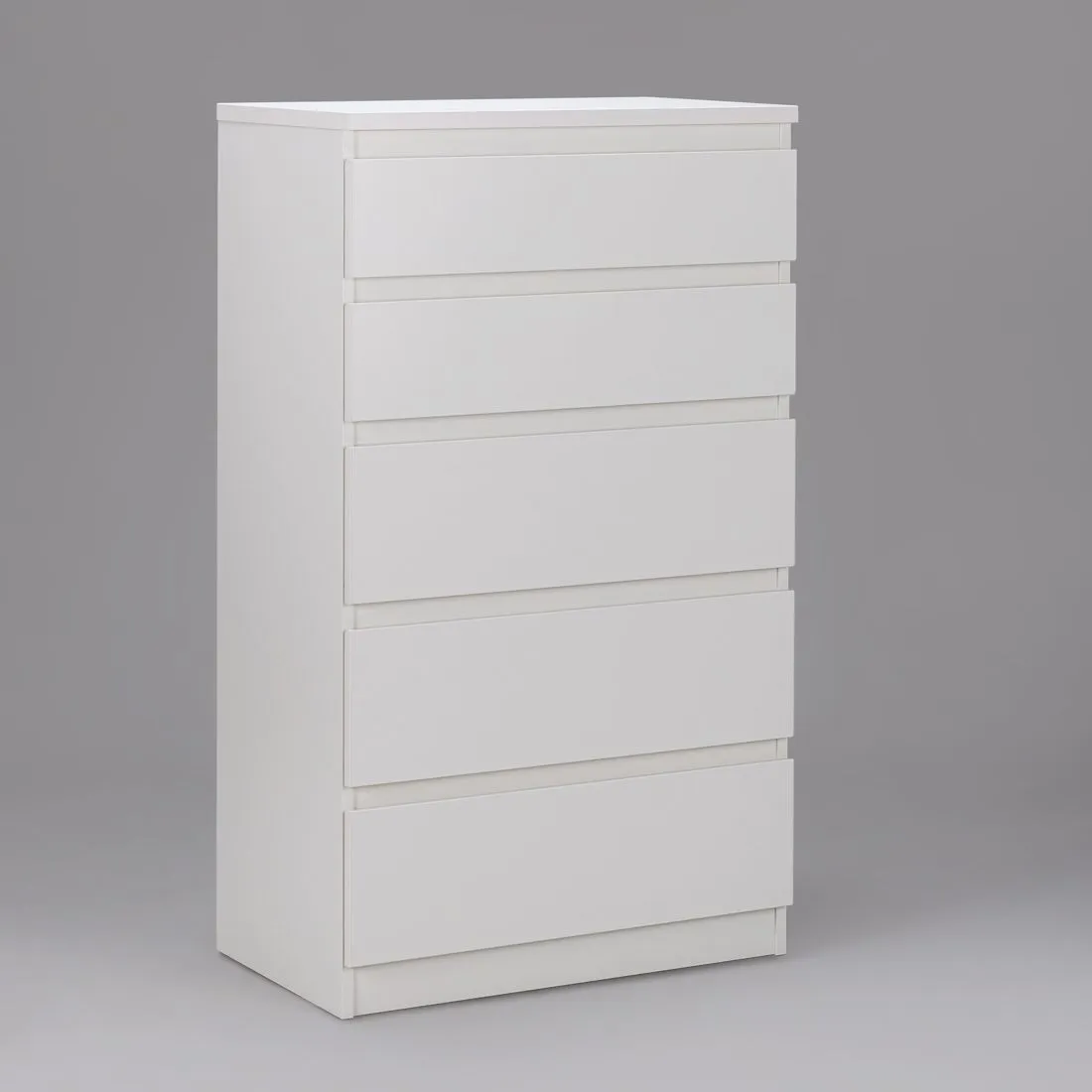 2.03.02.070.1 КАСТОР комод 5 ящиков RU белый
