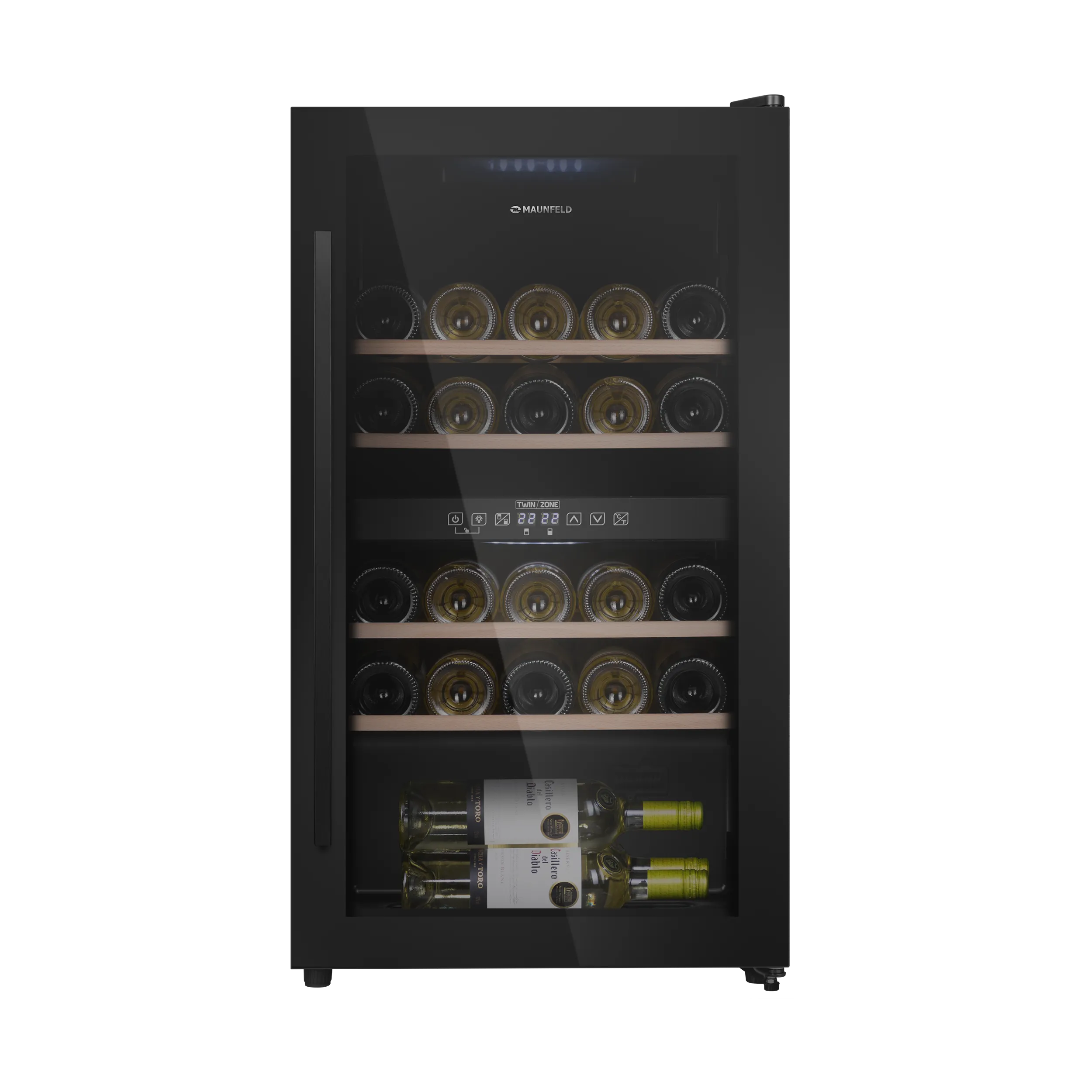 Винный шкаф MAUNFELD MFWC-85D28 Черный