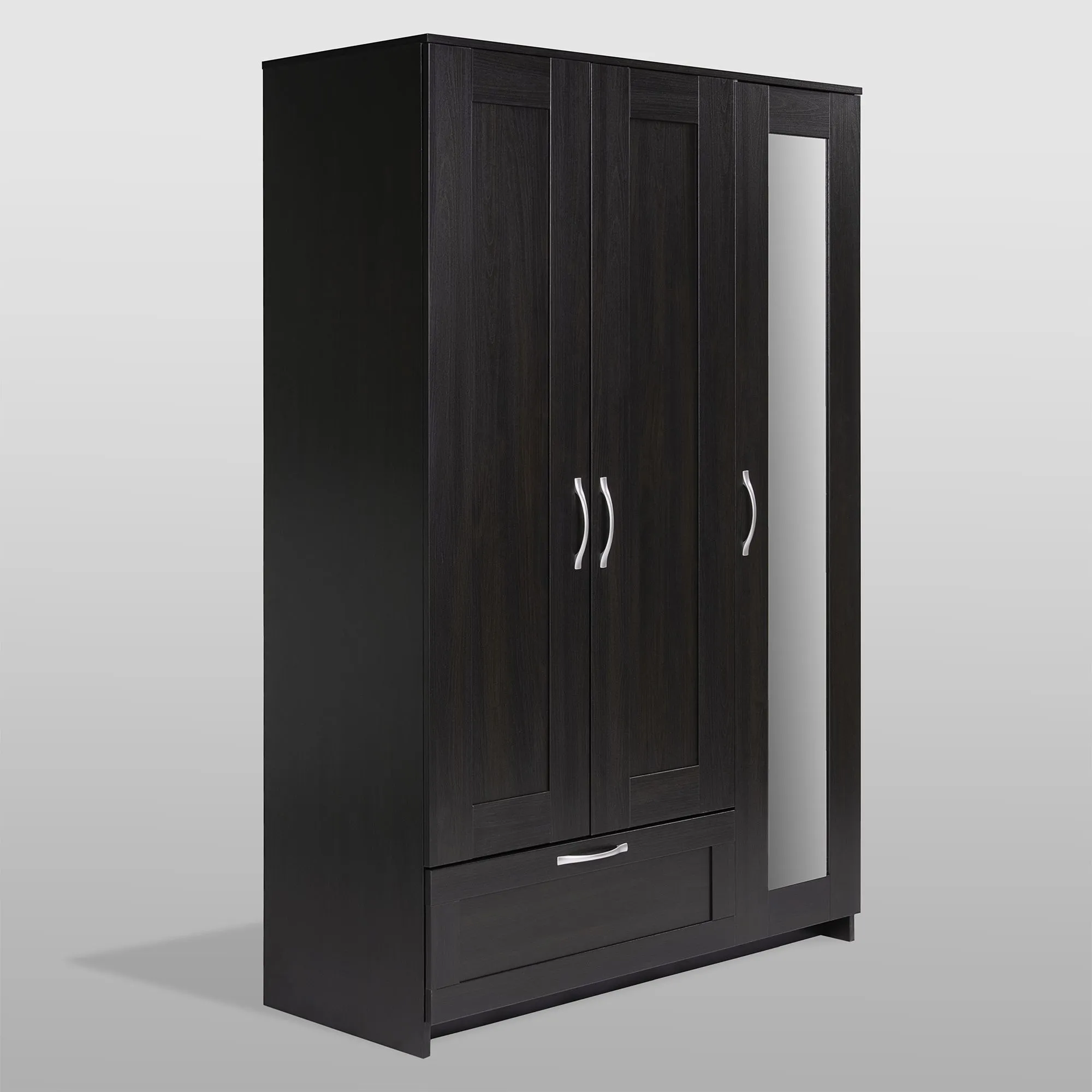 Шкаф СИРИУС трехдверный с выдвижным ящиком, цвет Дуб Венге