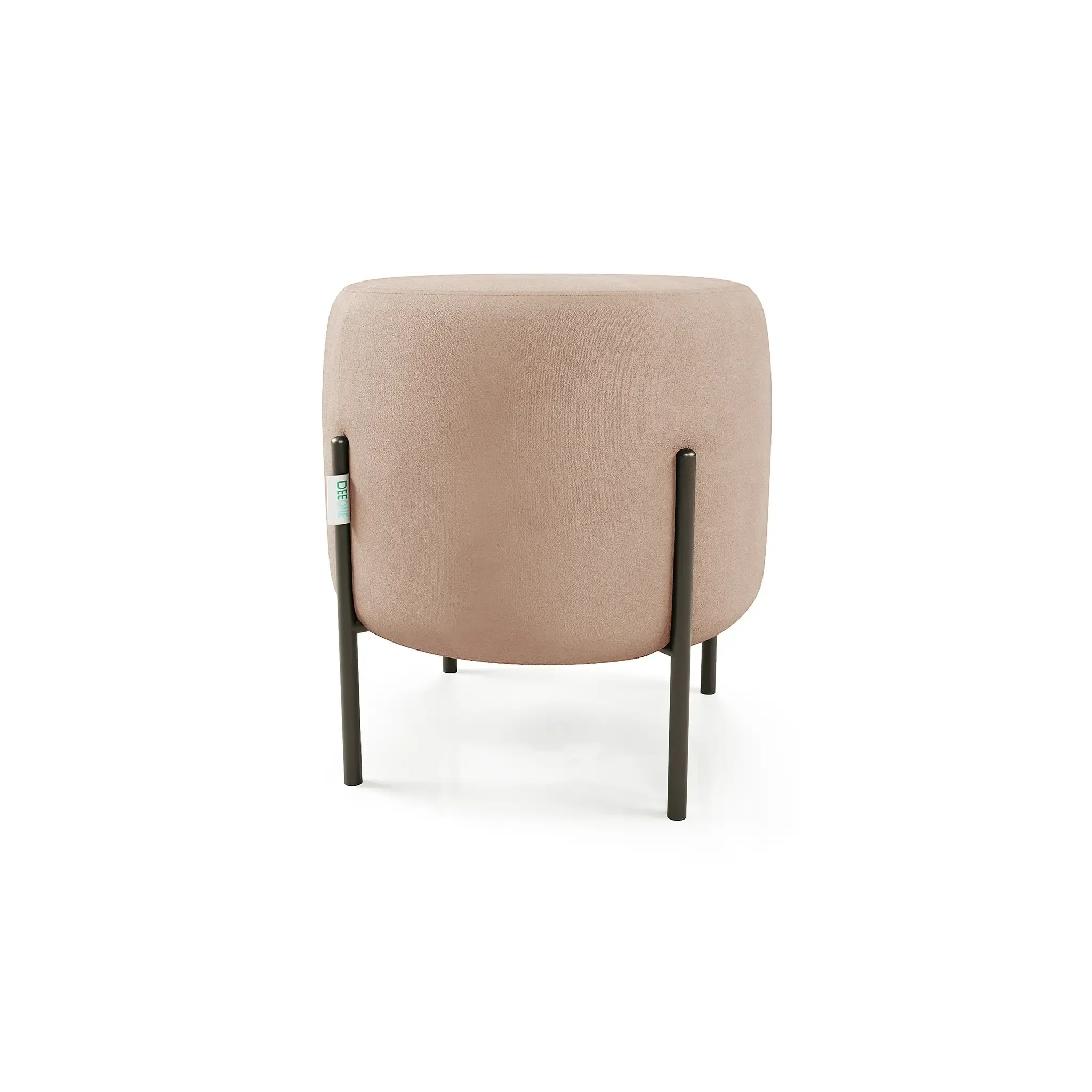 Маленькая радость Пуф круглый на ножках, розовый