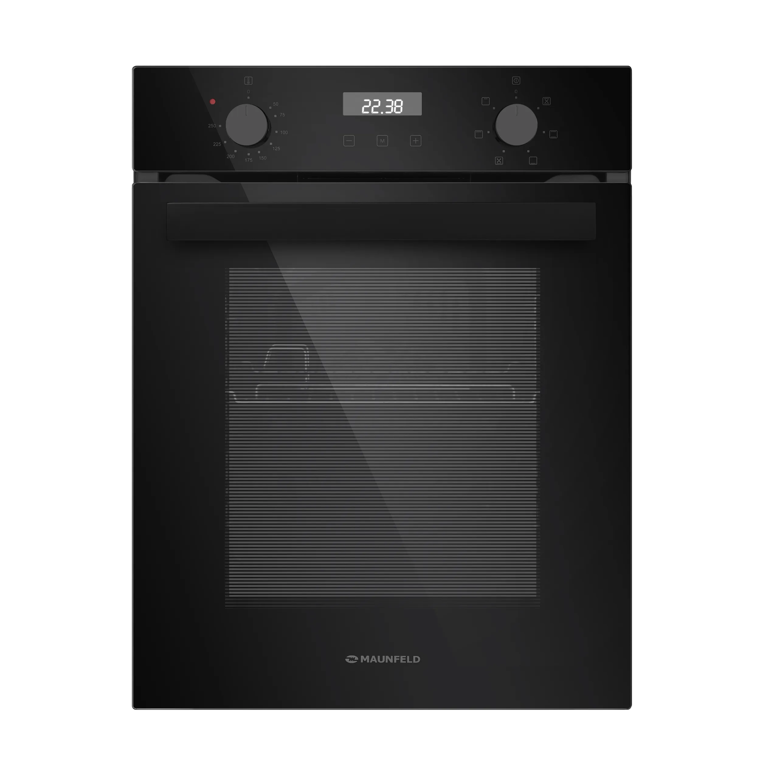 Шкаф духовой электрический MAUNFELD EOEM516P Черный/черная фурнитура
