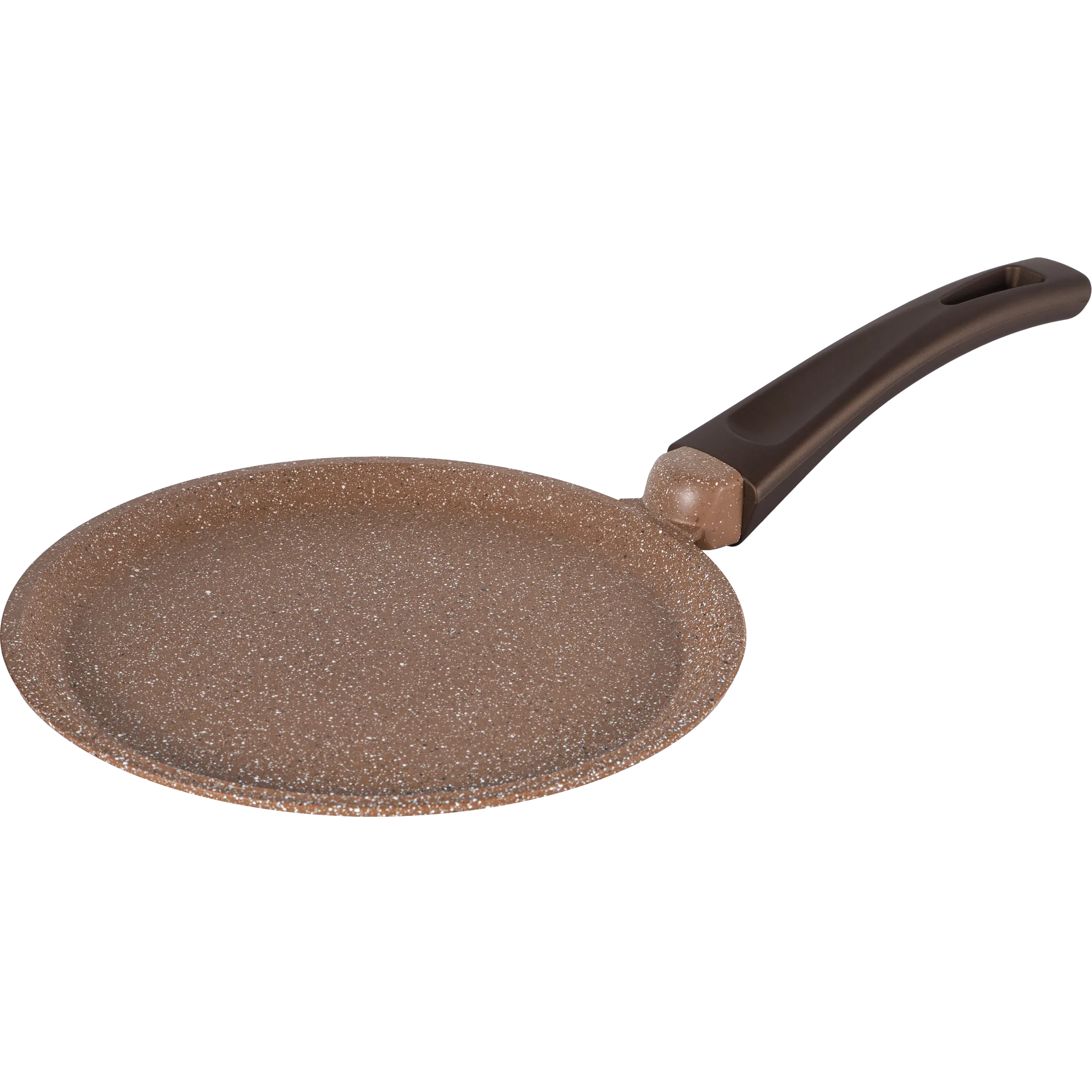 Сковорода блинная MAUNFELD CARMEL MF22CRM01PP из литого алюминия, 22 см Коричневый