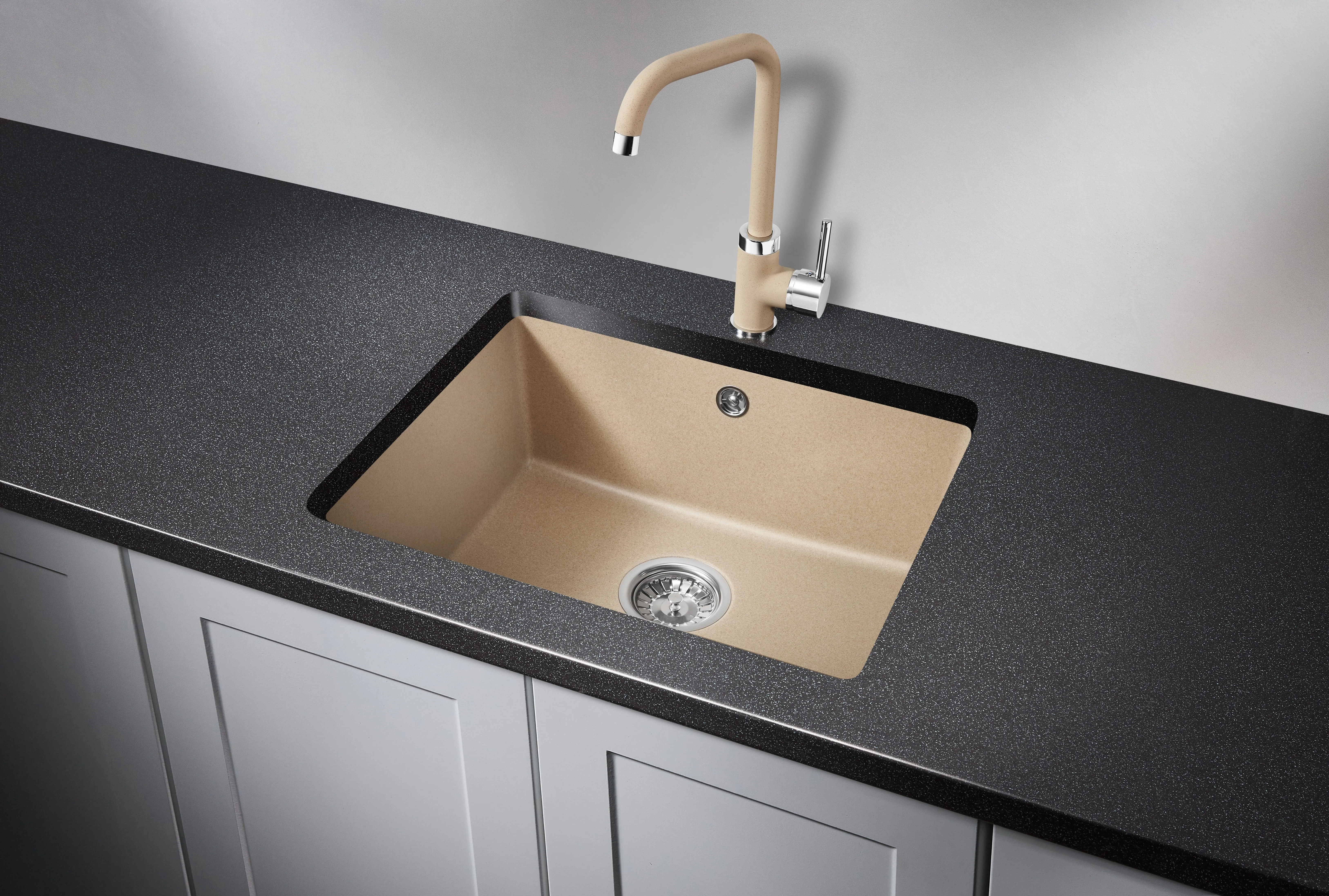 5551, ПЕСОК, кухонная мойка, кварц