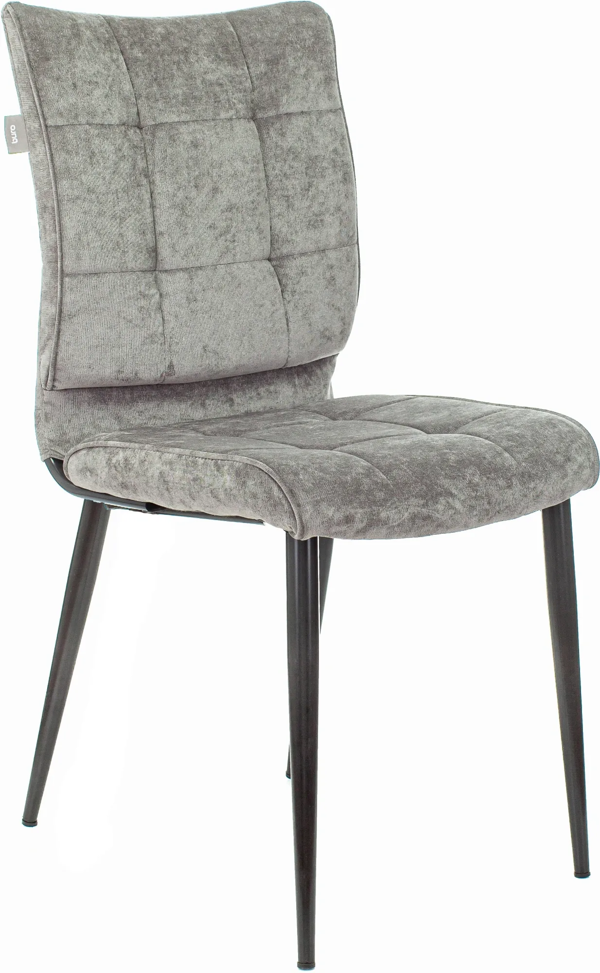 Стул для дома Бюрократ CH-K10 серый Light 19 металл черный на ножках (CH-K10_1/LT19)