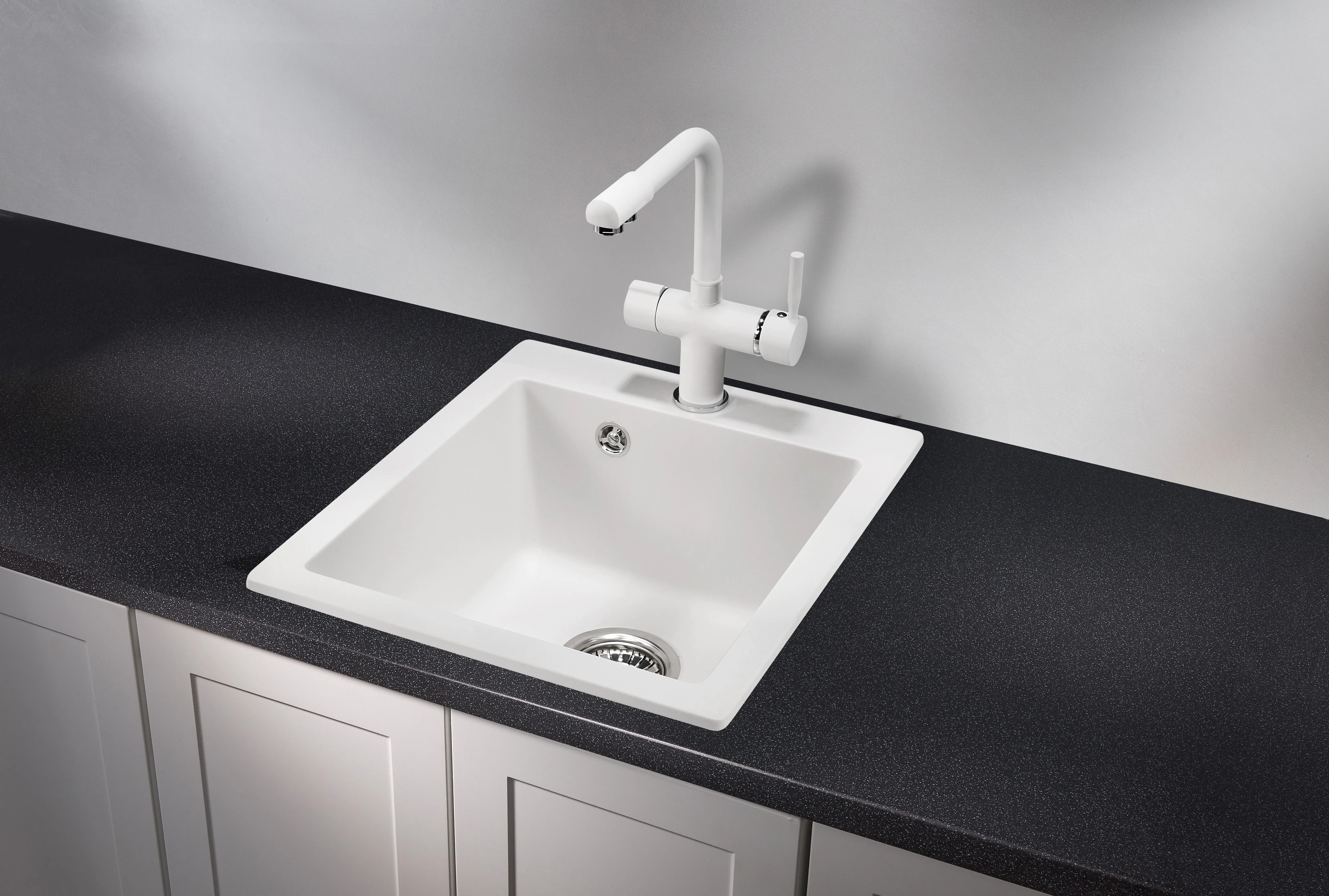 4201, АРКТИК (БЕЛЫЙ), кухонная мойка, кварц