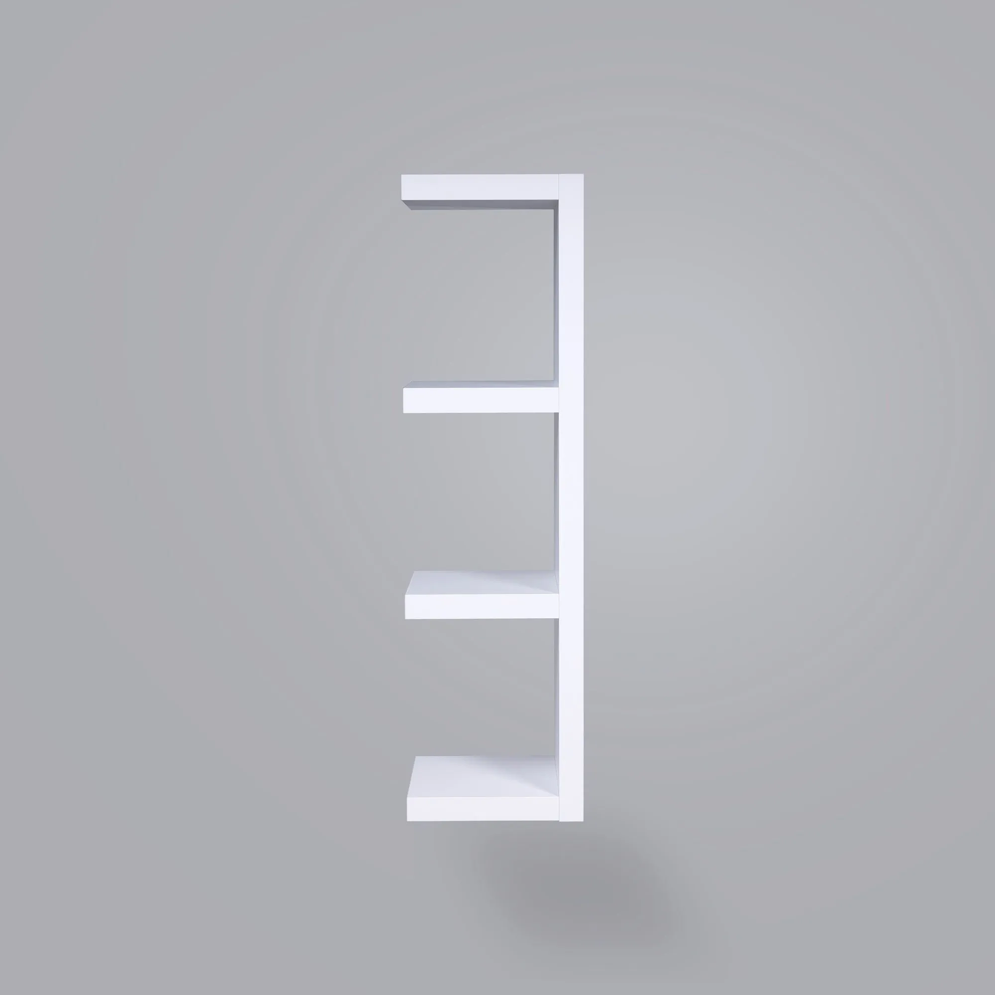 S00753 Фора 100Е полка  настенная 30х97х27, белый