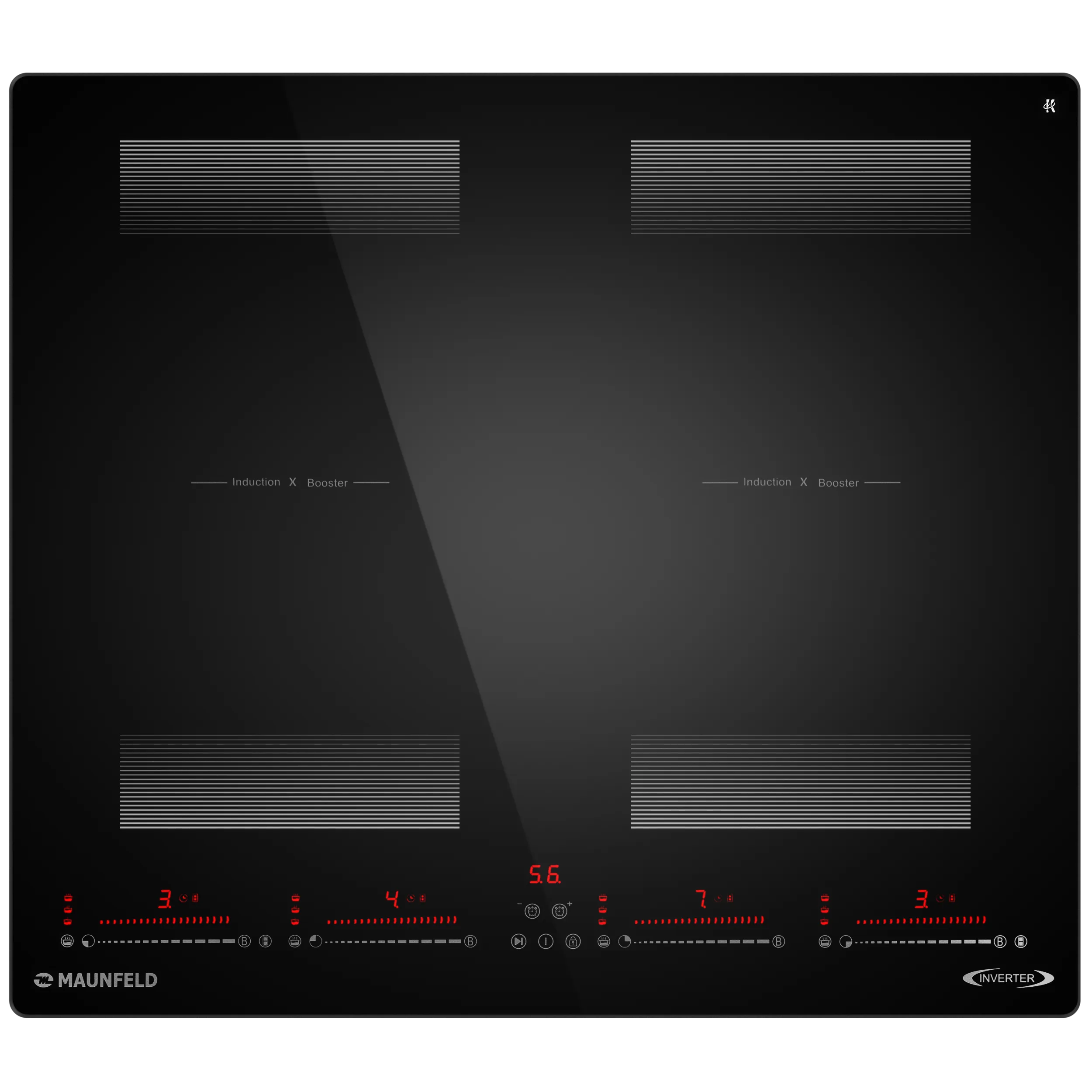 Индукционная варочная панель MAUNFELD CVI594SF2D Inverter Черный