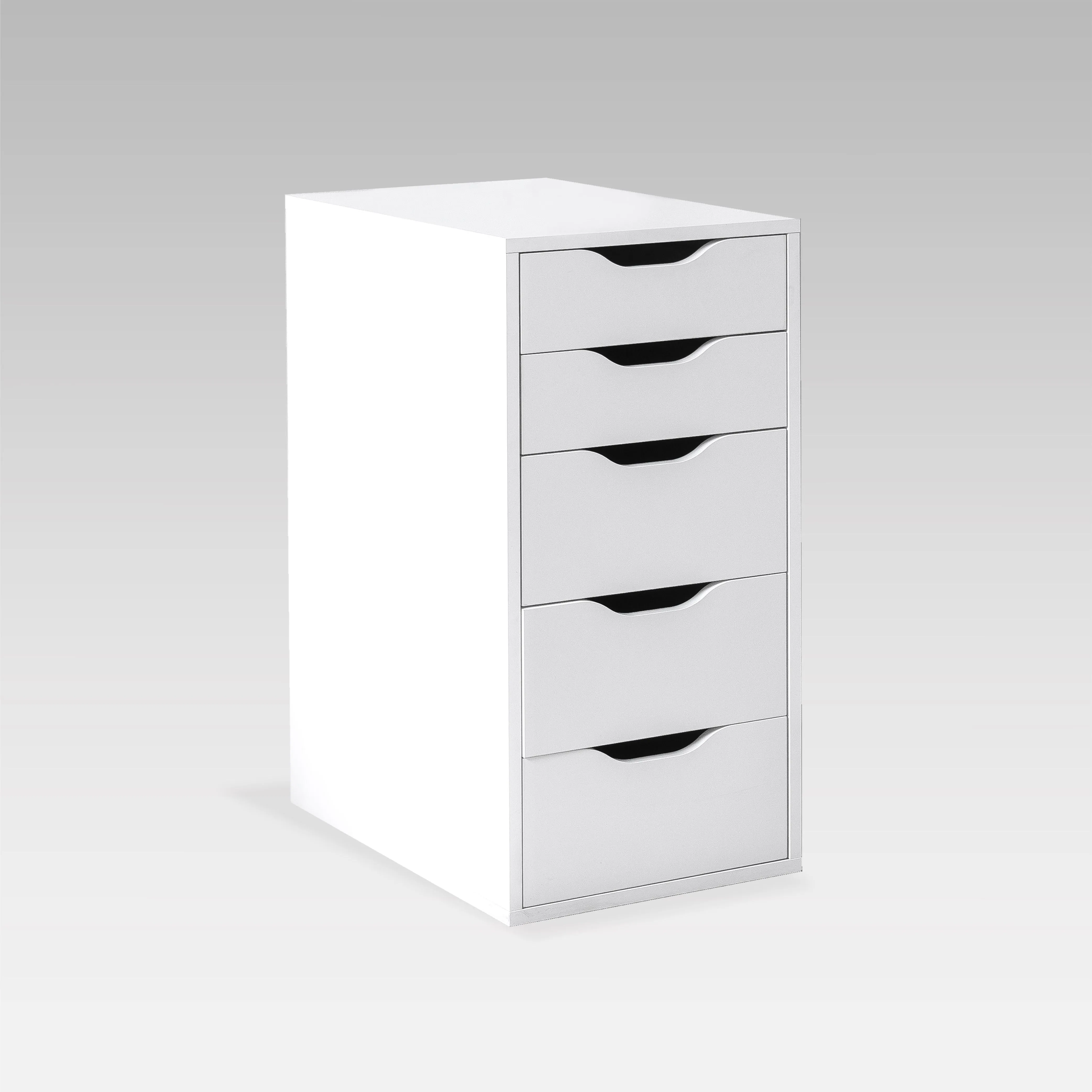 S00388 Ингар 5 комод 36x71x53, белый