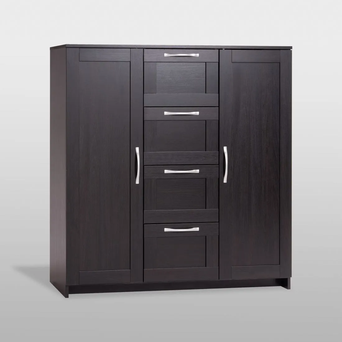 2.02.03.350.5 СИРИУС тумба 2 двери и 4 ящика 117х123 Дуб Венге RU