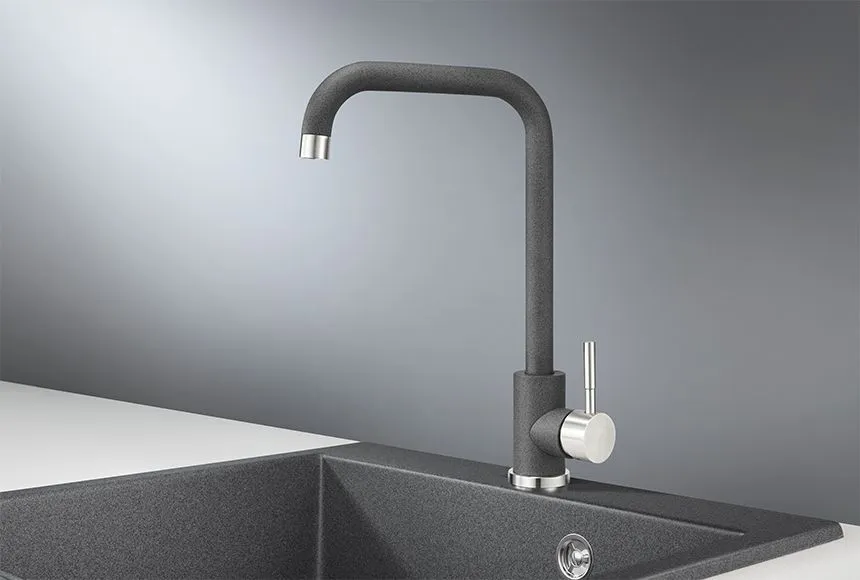 ST-4033, ГРАФИТ, СМЕСИТЕЛЬ КУХОННЫЙ