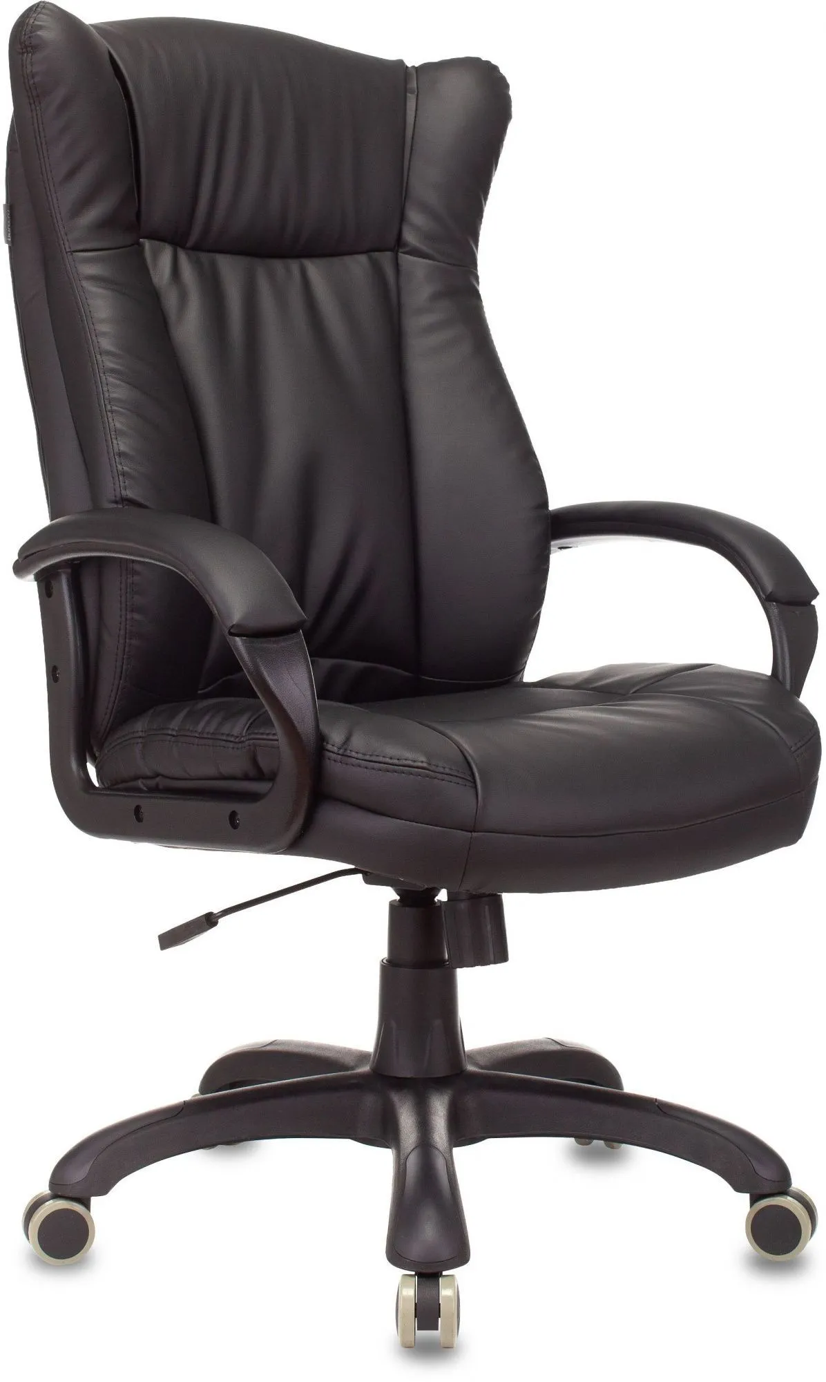 Кресло руководителя Бюрократ CH-879N черный экокожа крестов. пластик