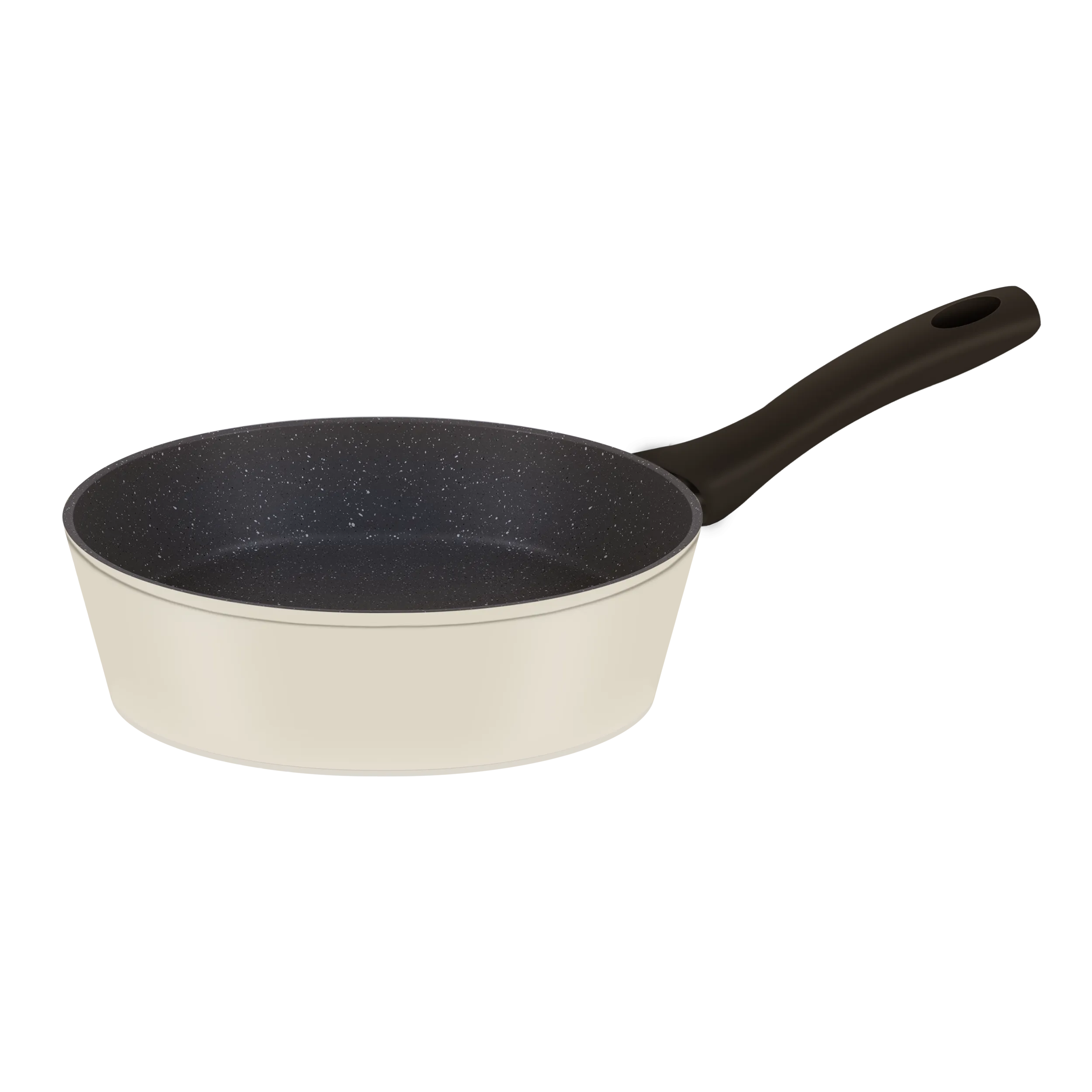 Сковорода глубокая FILIGRANA EDDA FG26EDD01DF из кованого алюминия, 26 см Бежевый