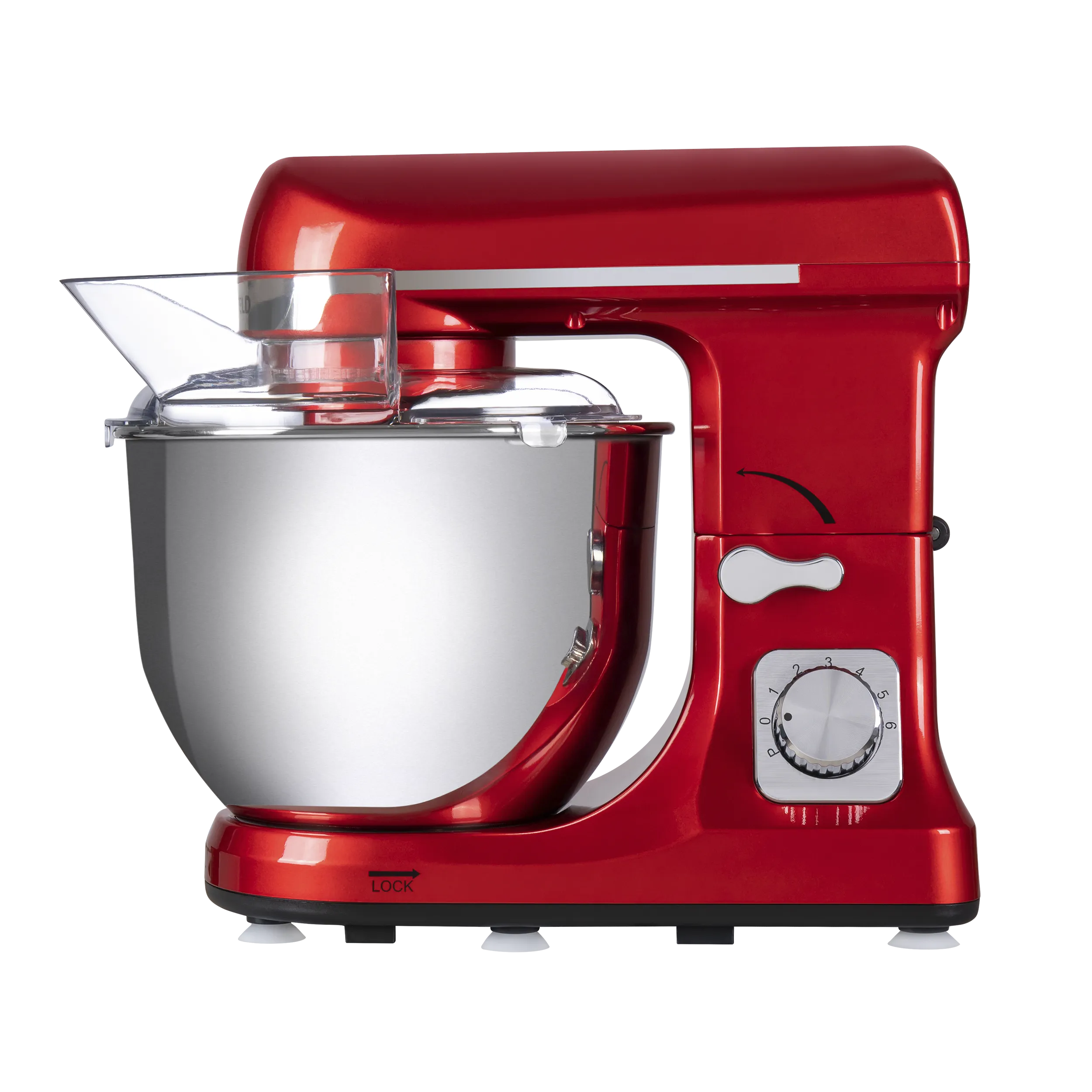 Миксер планетарный MAUNFELD MF-434CH Вишневый