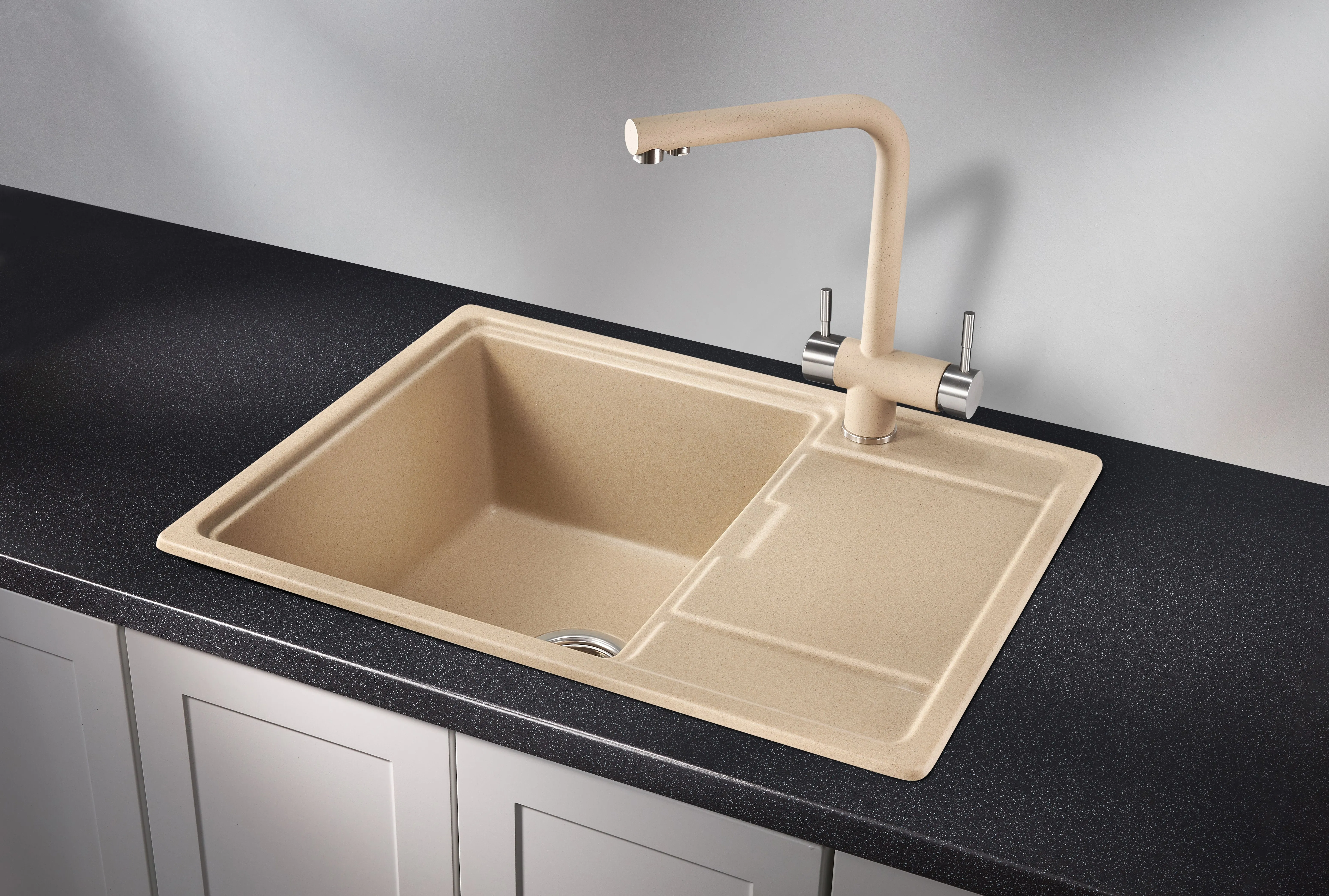 6503, ПЕСОК, кухонная мойка, кварц