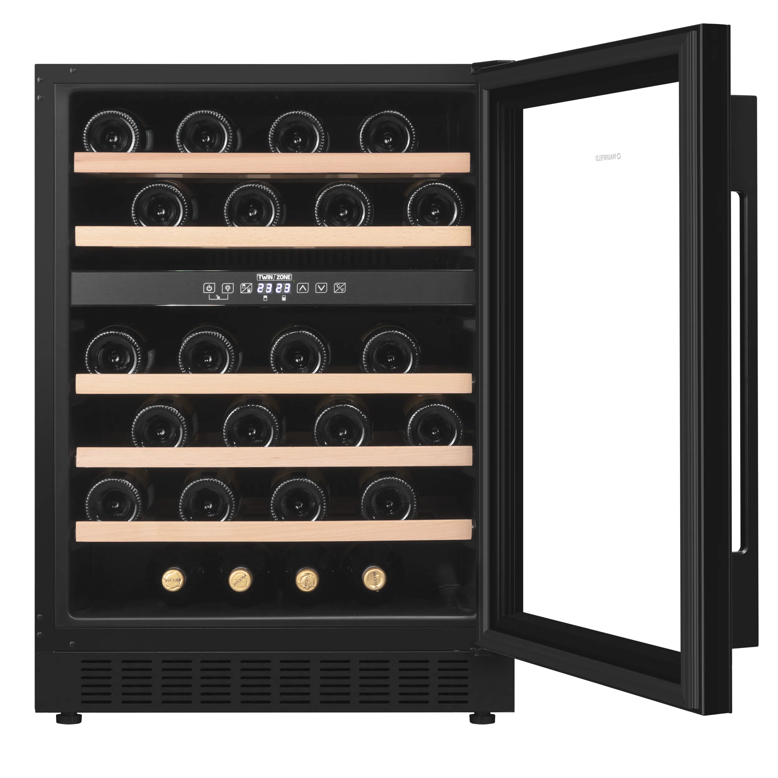 Винный шкаф MAUNFELD MBWC-135D46 Черный