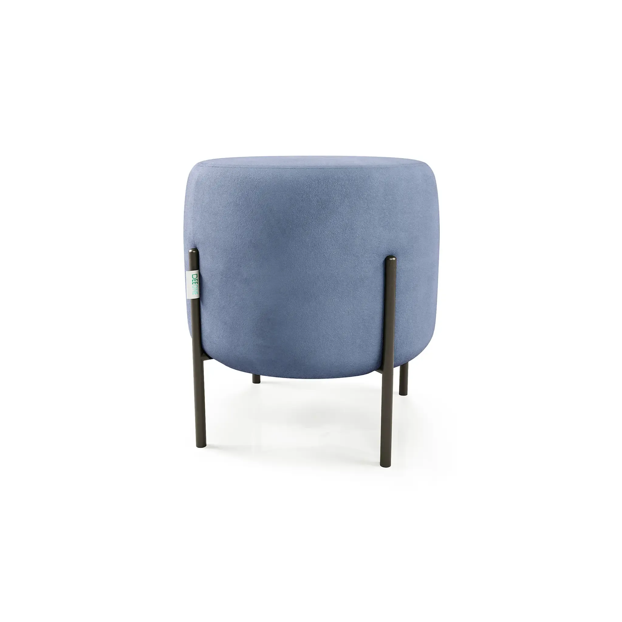 Маленькая радость Пуф круглый на ножках, светло-синий