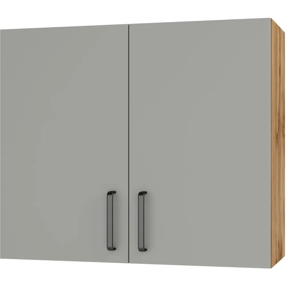 Навесной шкаф 80х67,6х29 «Мирах сер\дер»