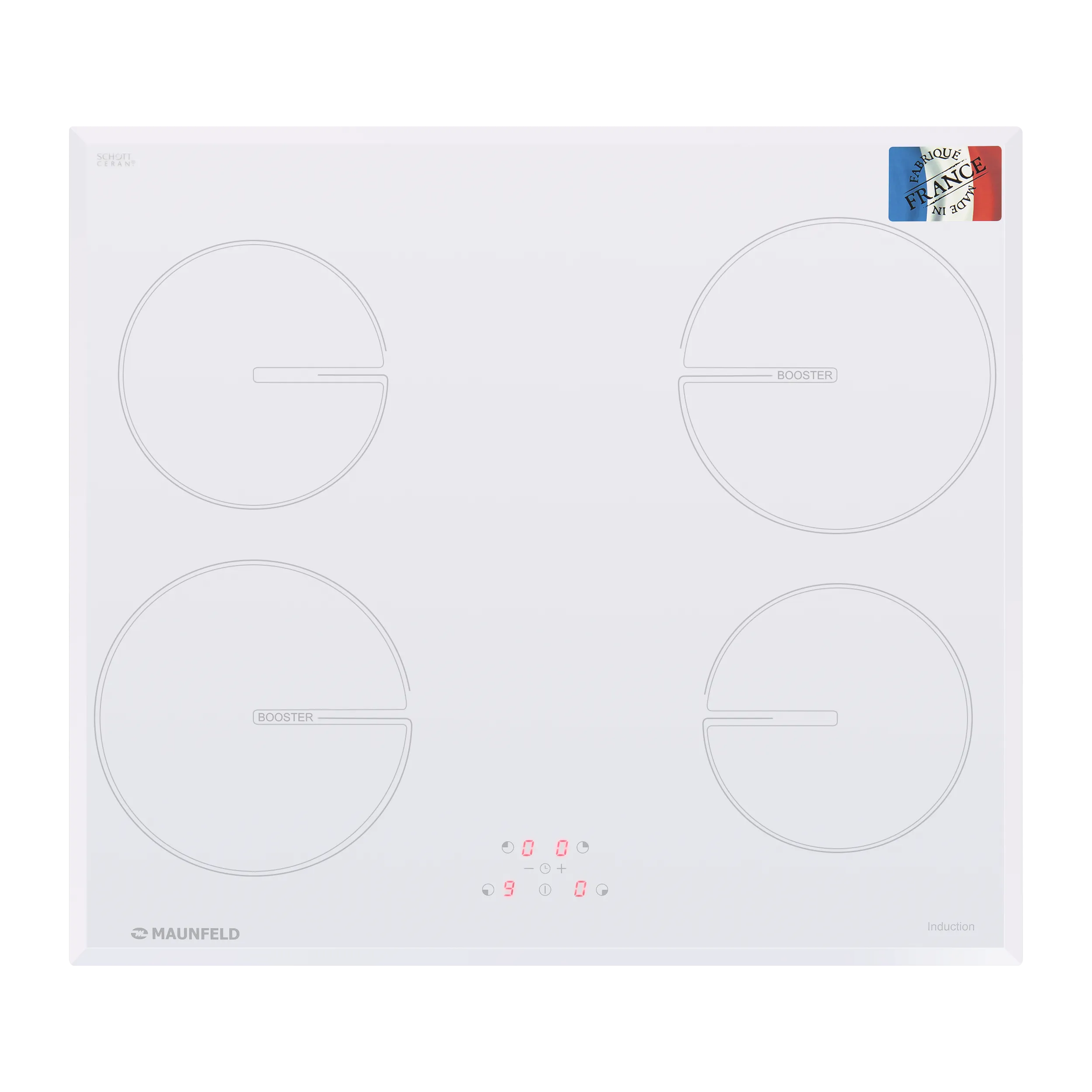Индукционная варочная панель MAUNFELD MVI59.4HZ.2BT Белый
