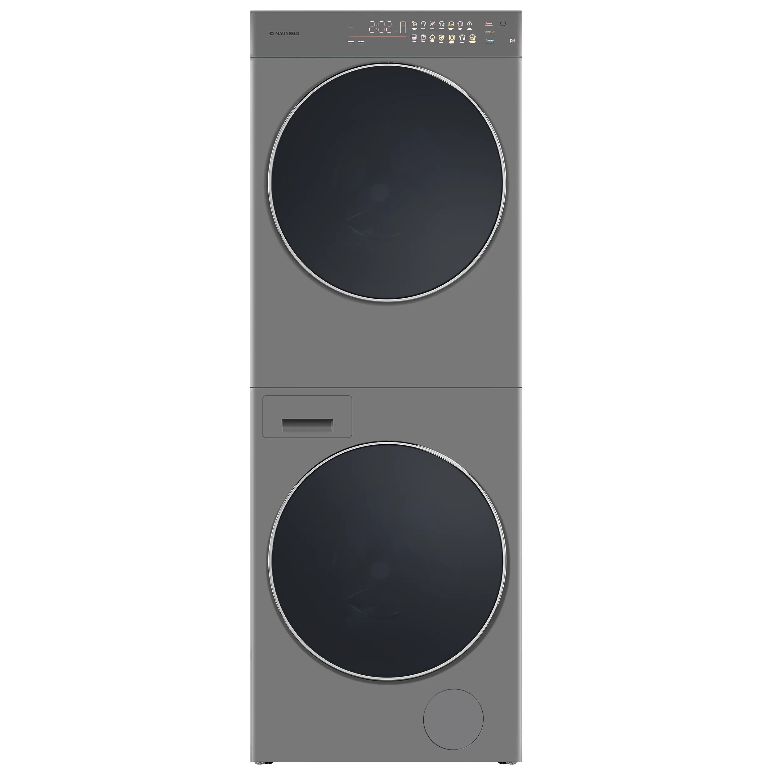 Стирально-сушильная машина MAUNFELD MFWD121010 06 (в 2-х коробках) Серебристый