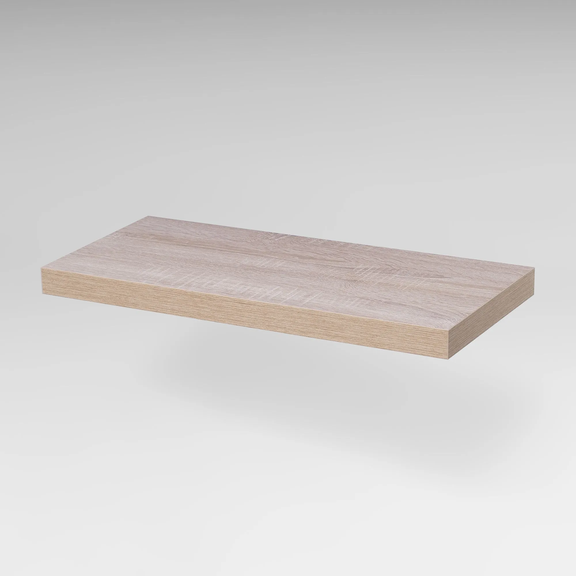 S00739 Фора 1.6 полка настенная 60х25х3.7, дуб беленый