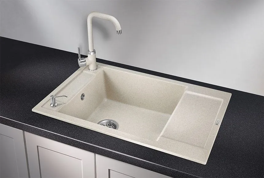 7806, ПИРИТ, кухонная мойка, кварц