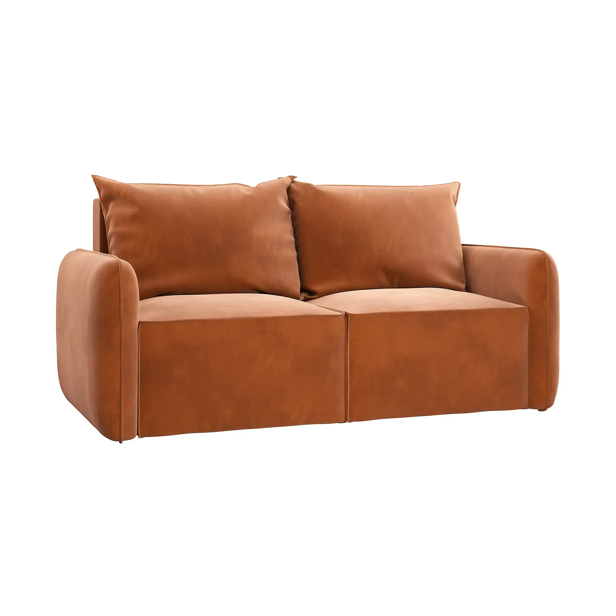 ПОРТЛЕНД МИНИ 150 Диван прямой терракотовый