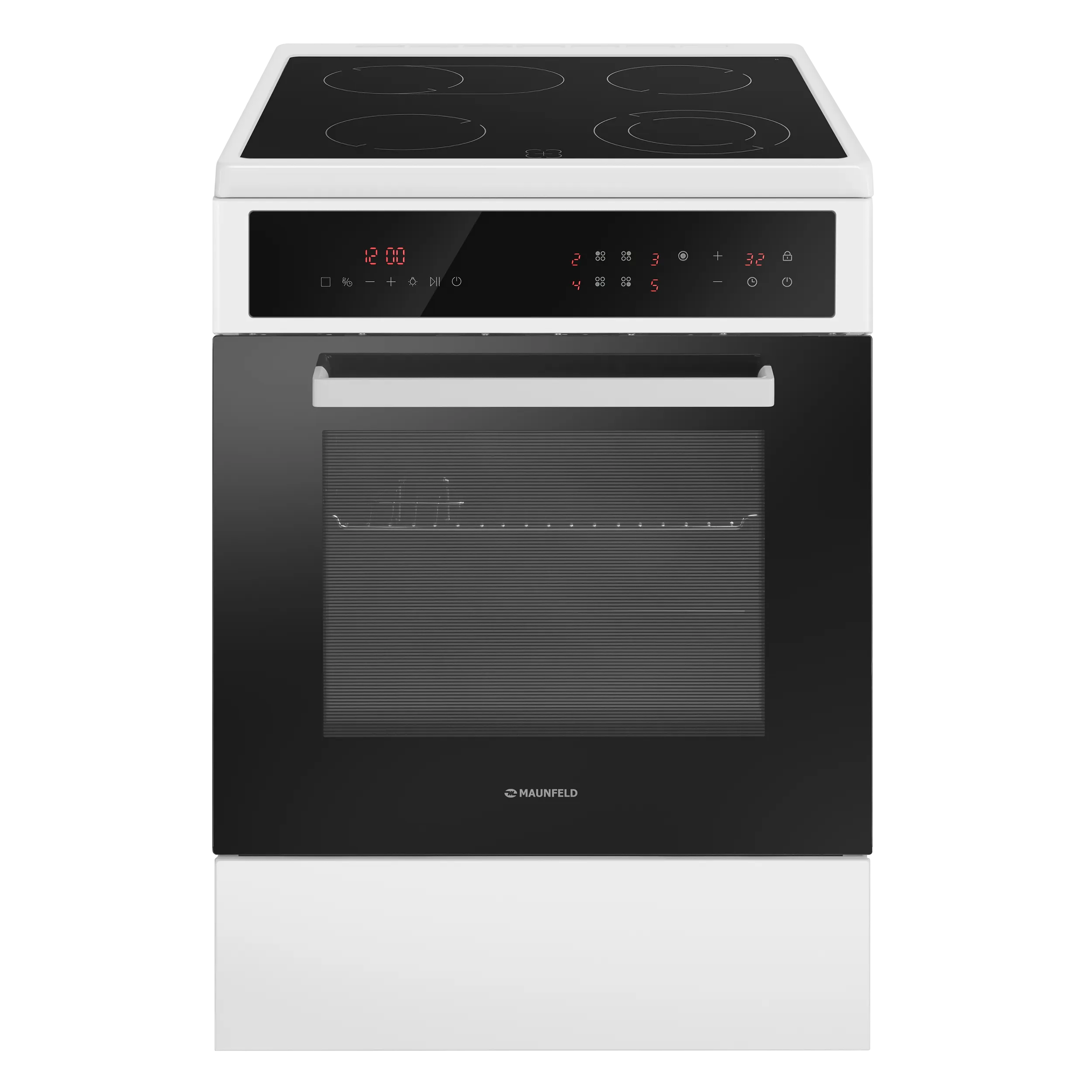 Электрическая стеклокерамическая плита MAUNFELD MEC611C10TD Белый