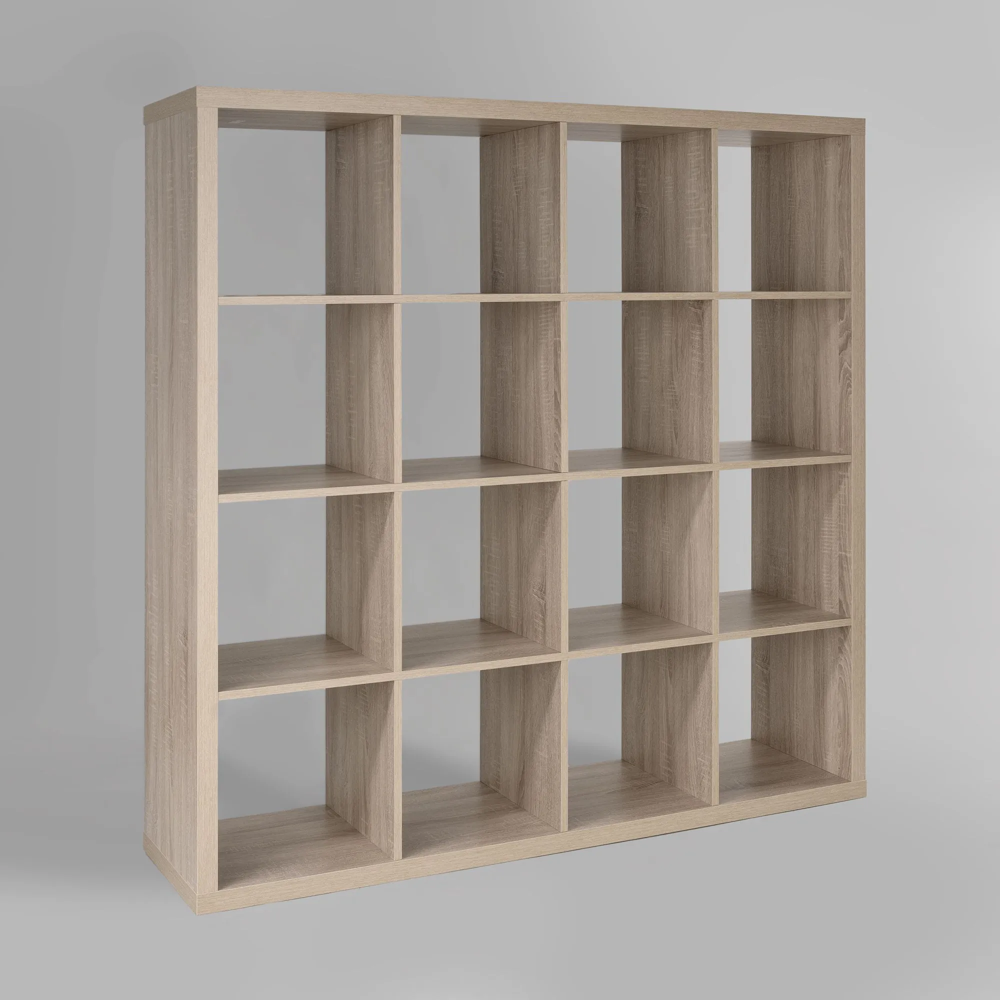 S00685 Фора 16 стеллаж 146x146х38, дуб беленый