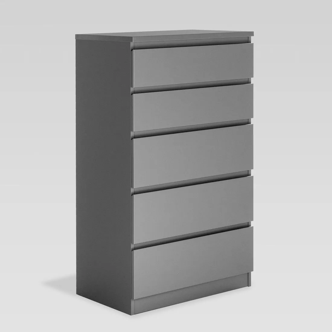 2.03.02.070.4 КАСТОР комод 5 ящиков RU серый