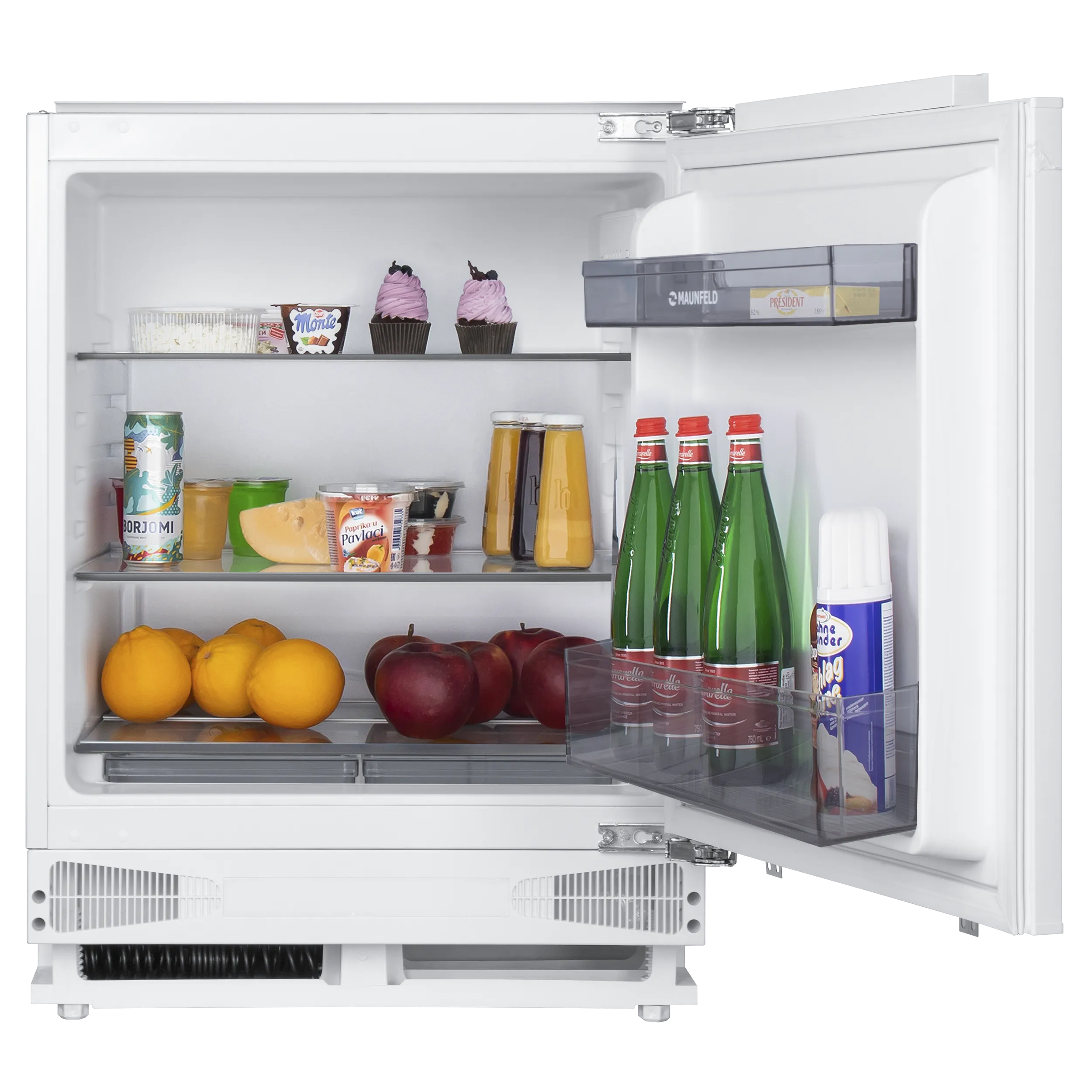 Встраиваемый холодильник с инвертором MAUNFELD MBL88SWGR Inverter Белый