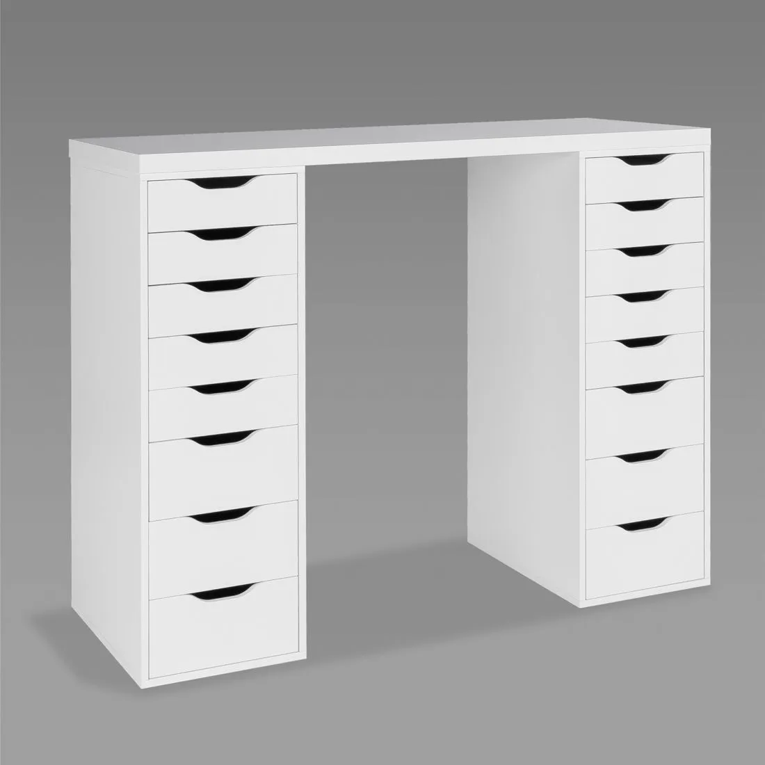 S00487 Ингар 2/88 стол письменный 140x106x55, белый