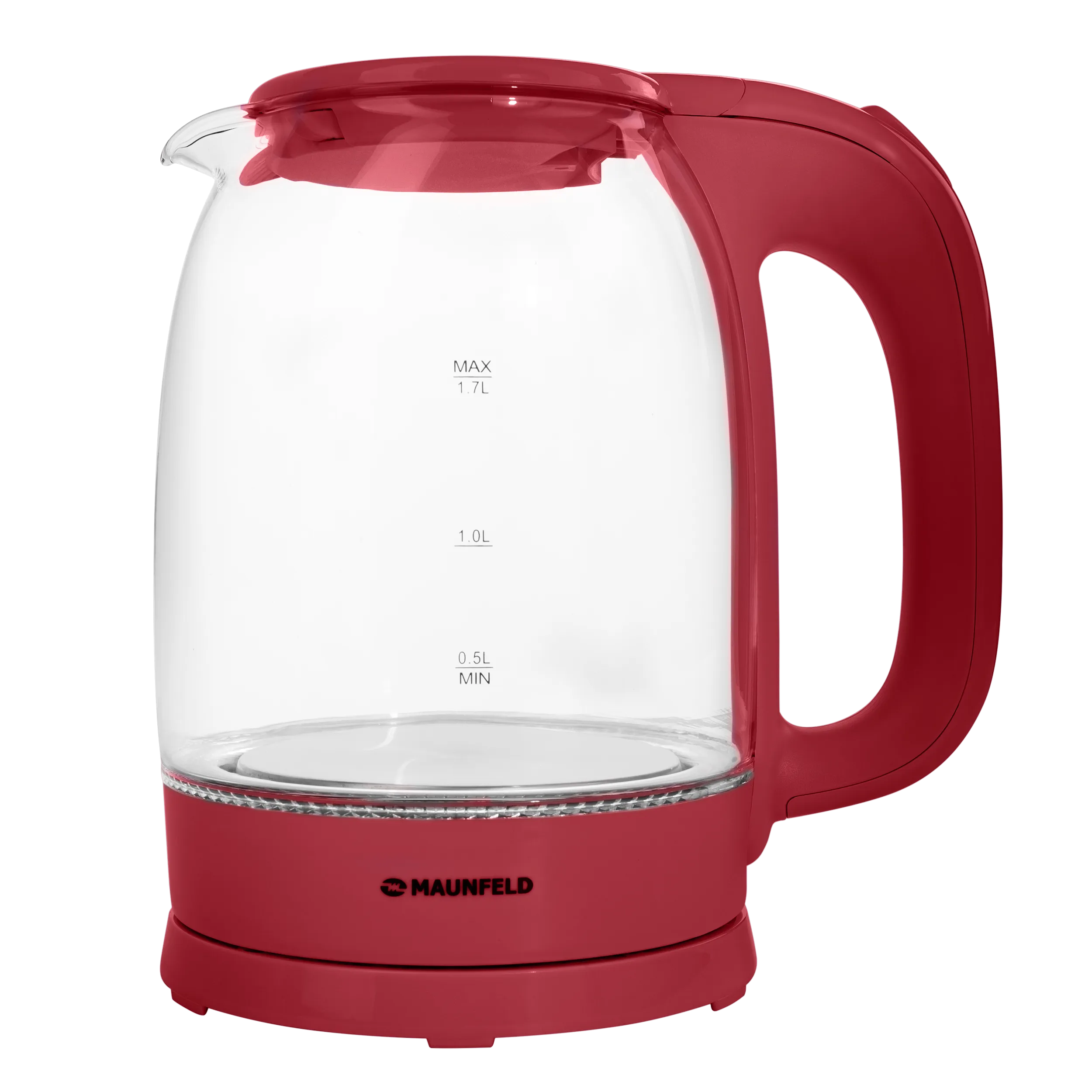 Чайник MAUNFELD MGK-613 Вишневый