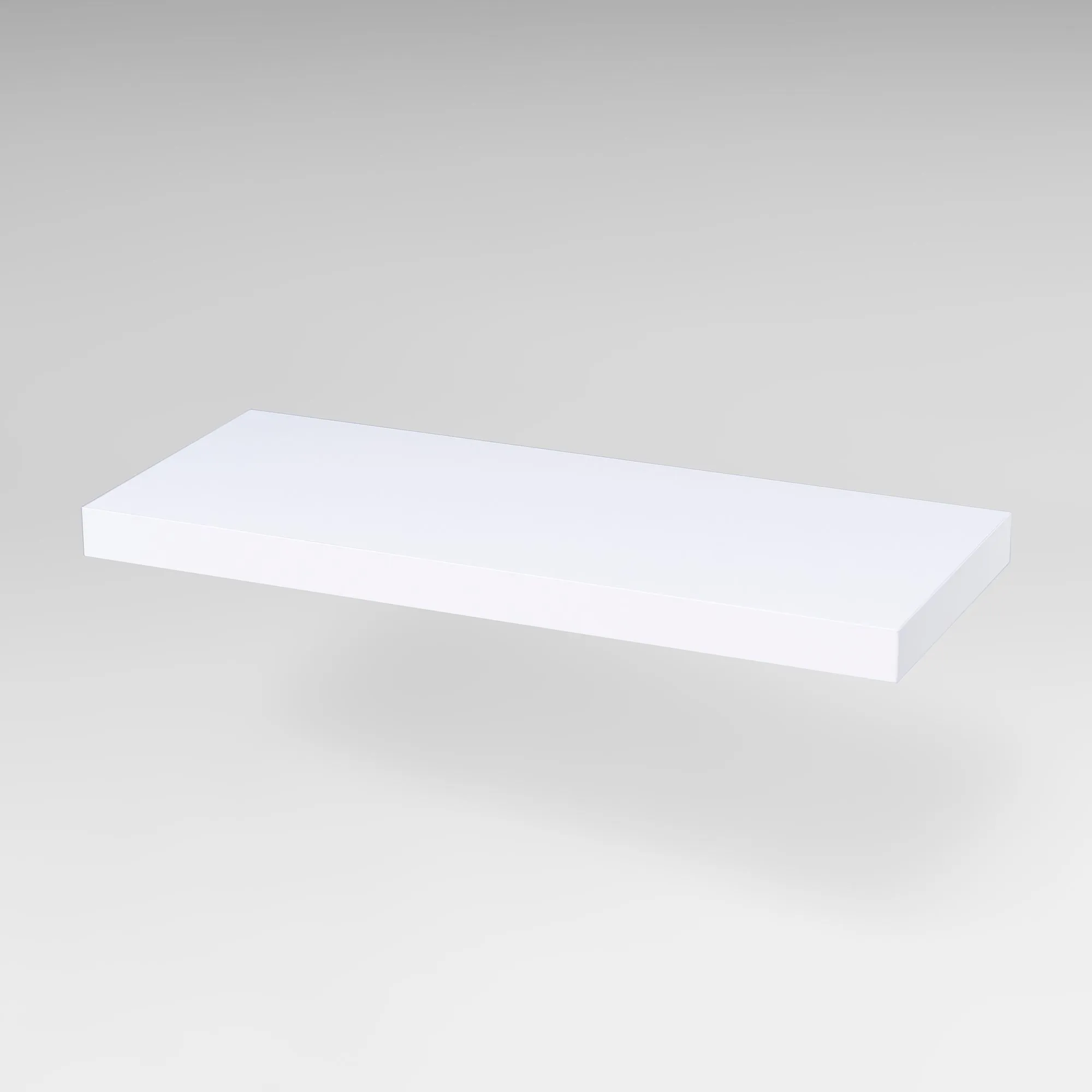 S00098 Фора 1.6 полка настенная 60х25х3.7, белый