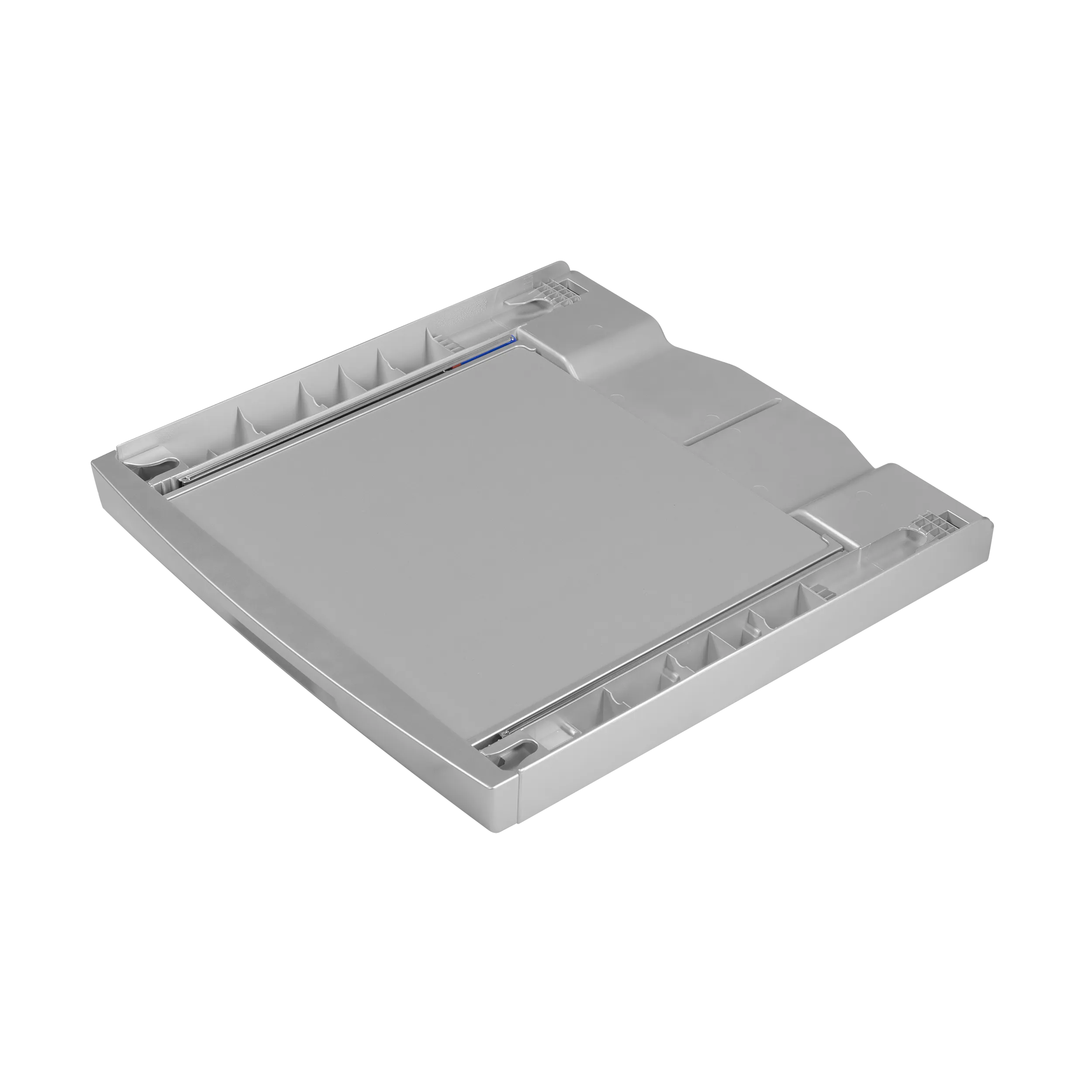 Соединительный элемент с выдвижной полочкой MAUNFELD WM Серебристый