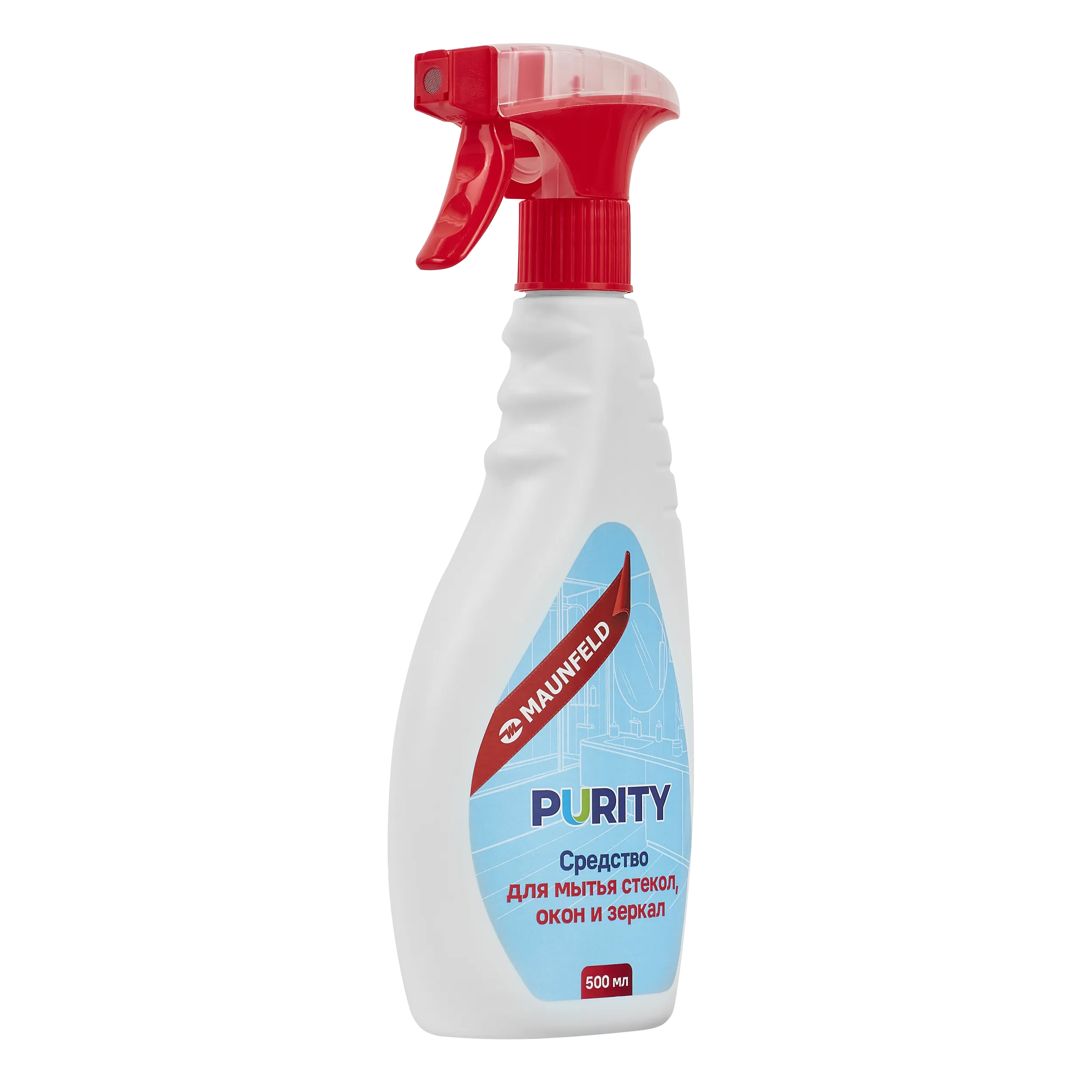 Средство для мытья стекол, окон и зеркал Maunfeld Purity 500мл MGC500WM