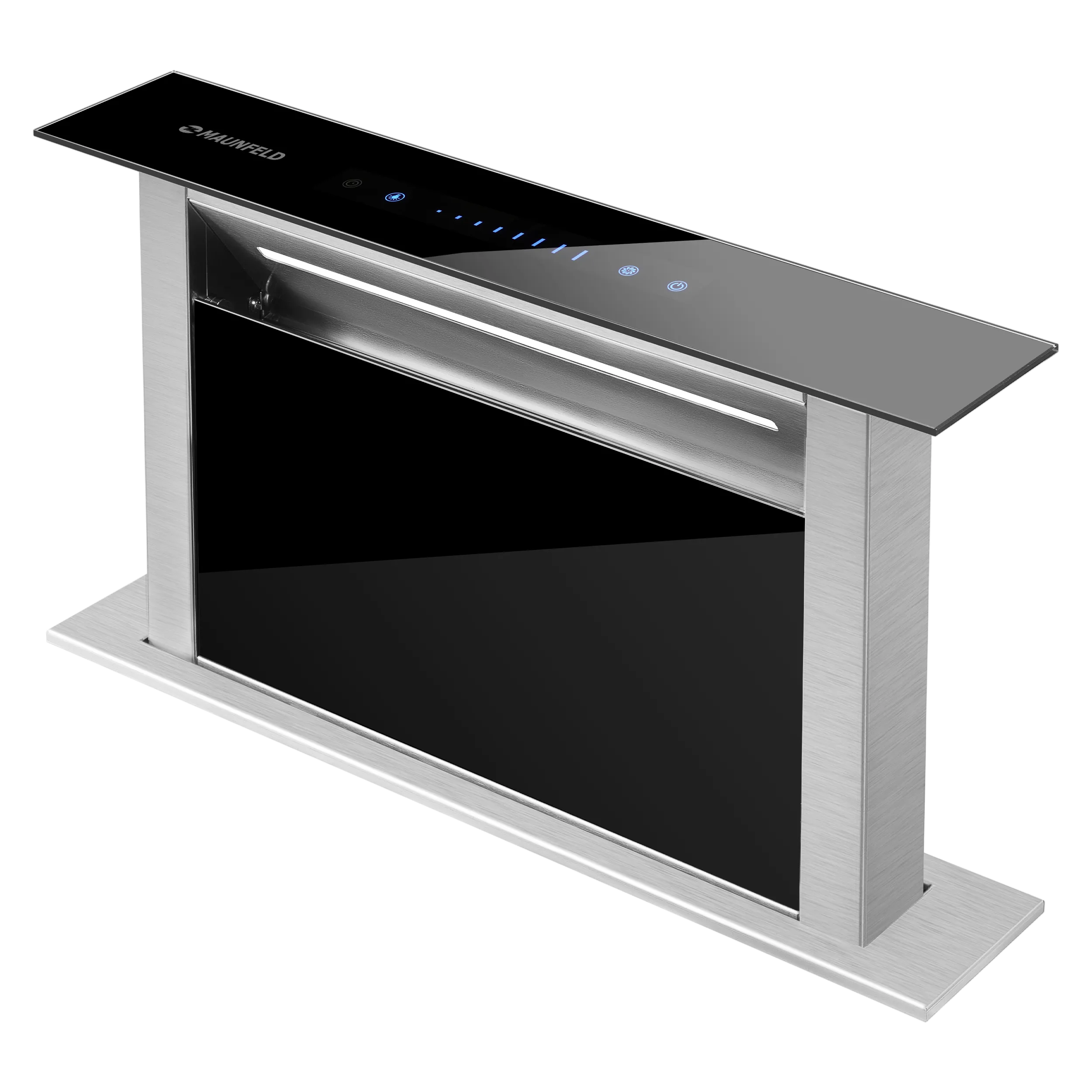 Кухонная вытяжка встраиваемая в столешницу MAUNFELD Prestige 60 чёрный Черный