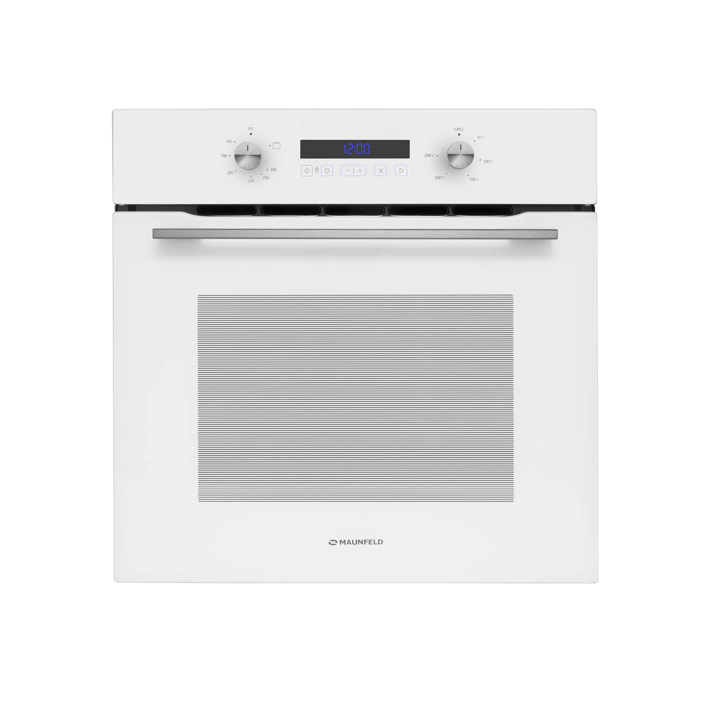 Шкаф духовой газовый с электрическим грилем MAUNFELD MOGM703W Белый