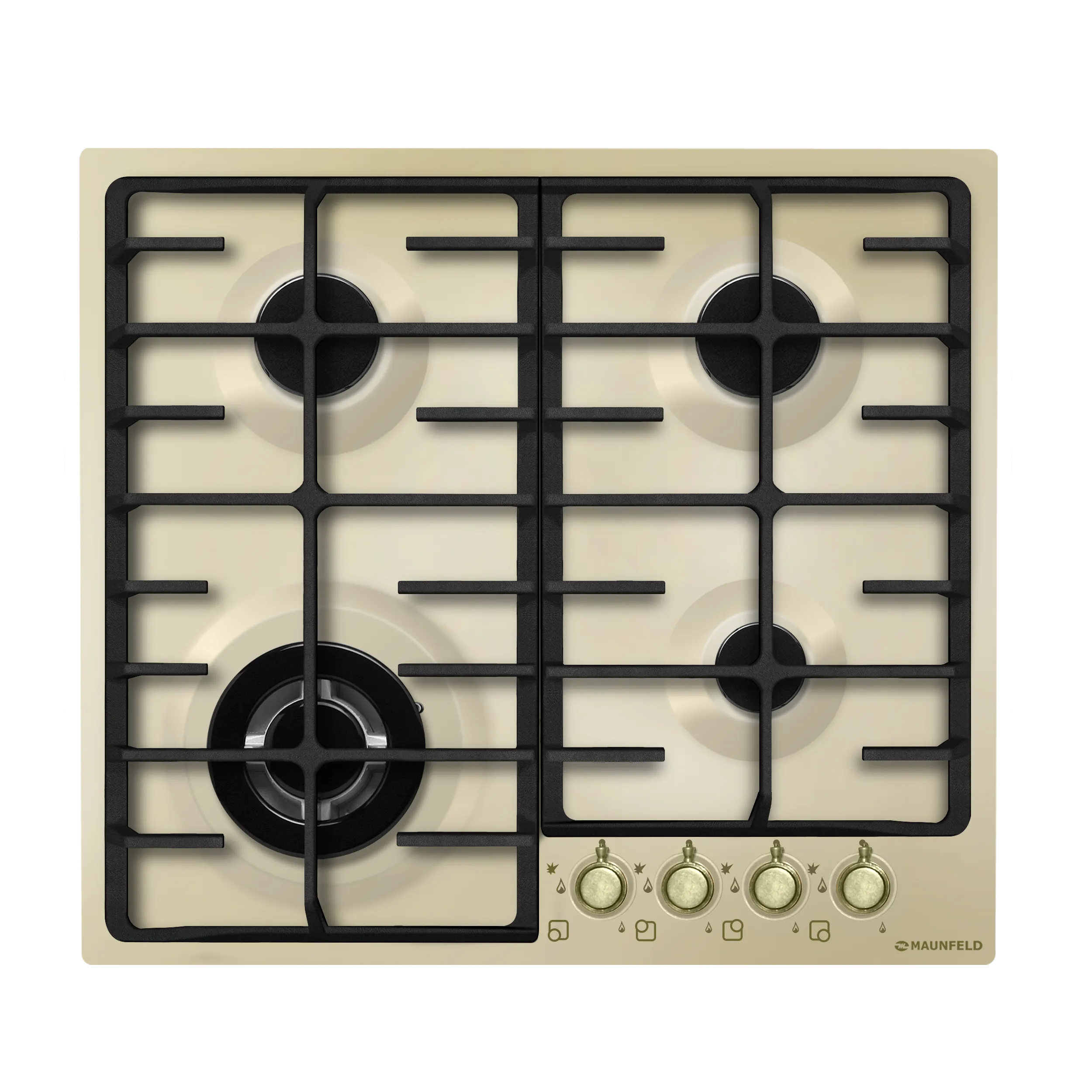 Газовая варочная панель MAUNFELD MGHE.64.74 Бежевый