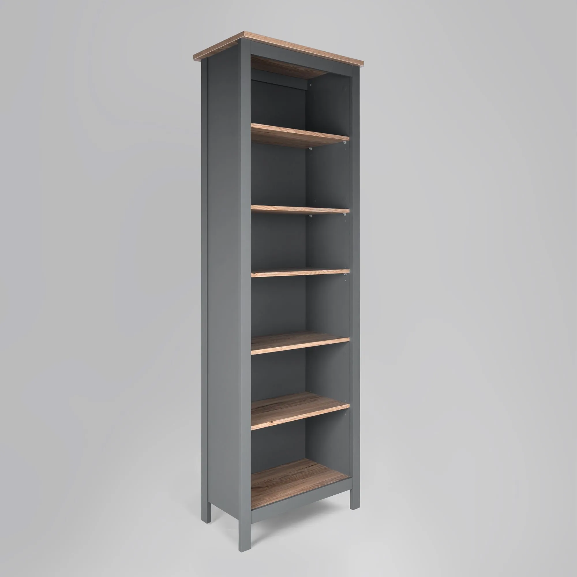 2.08.07.110.15 САГА стеллаж 70 серый/ясень RU