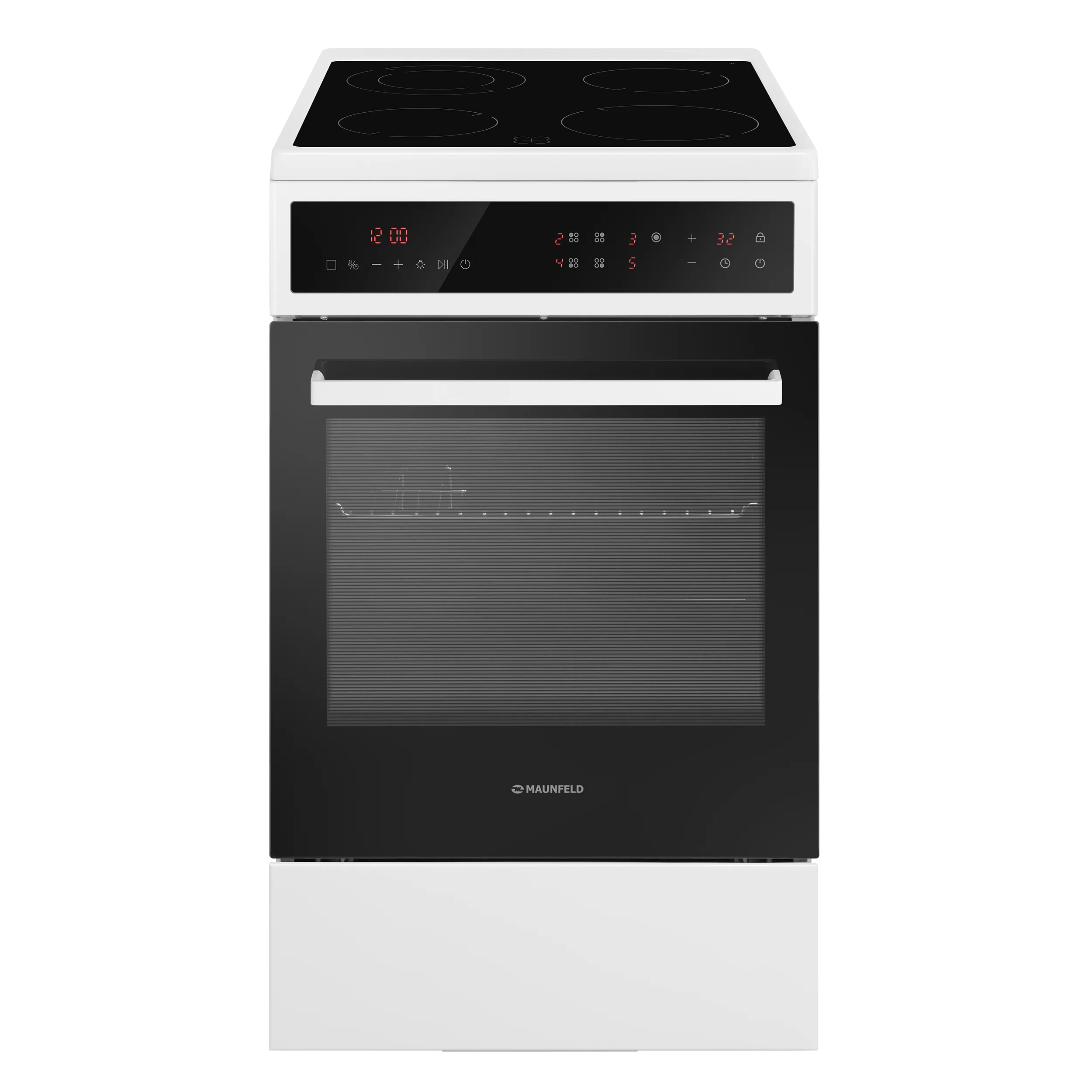 Электрическая стеклокерамическая плита MAUNFELD MEC511CW10TD Белый