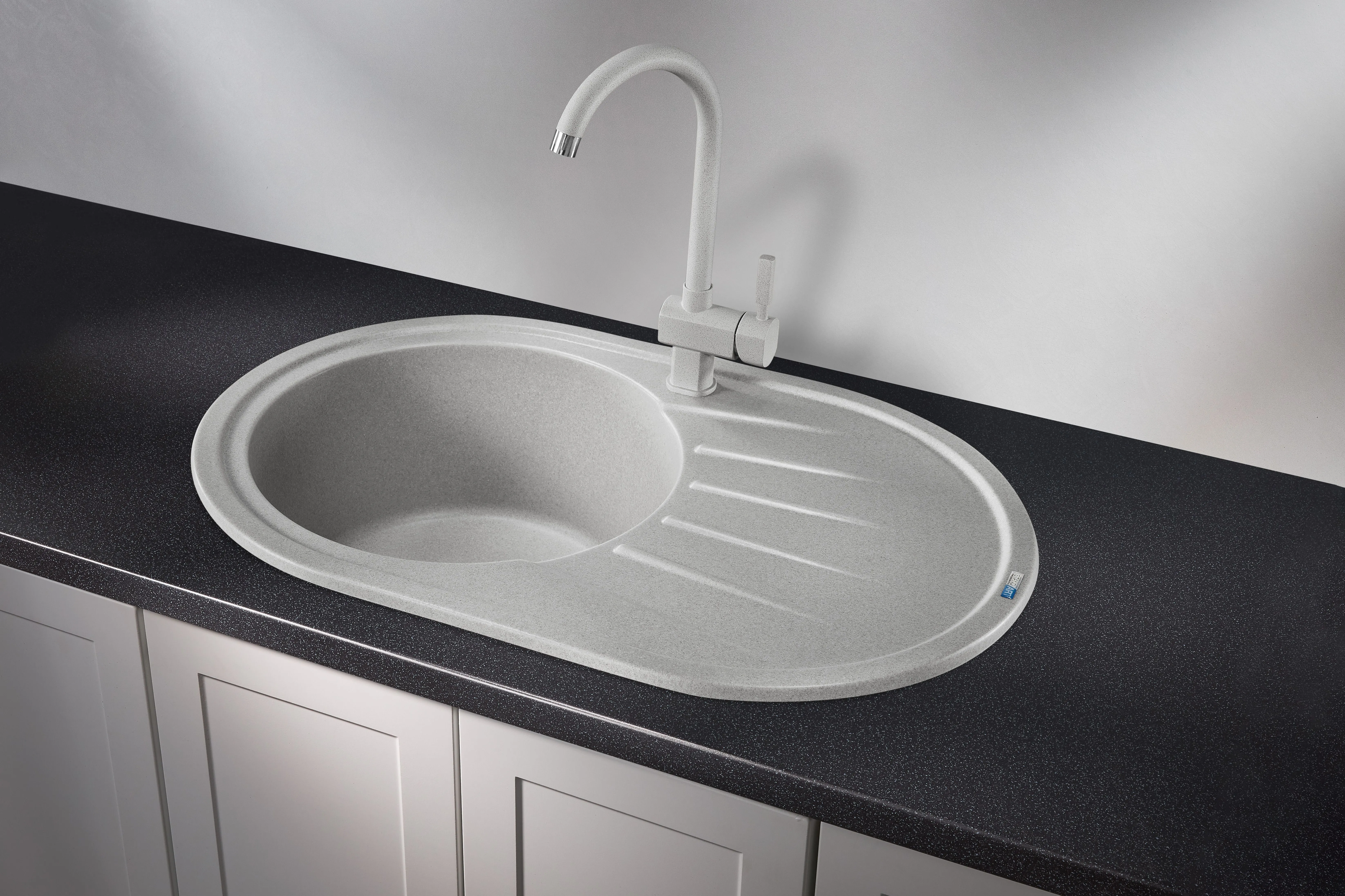 7601, БАЗАЛЬТ, кухонная мойка, СтандАРТ кварц