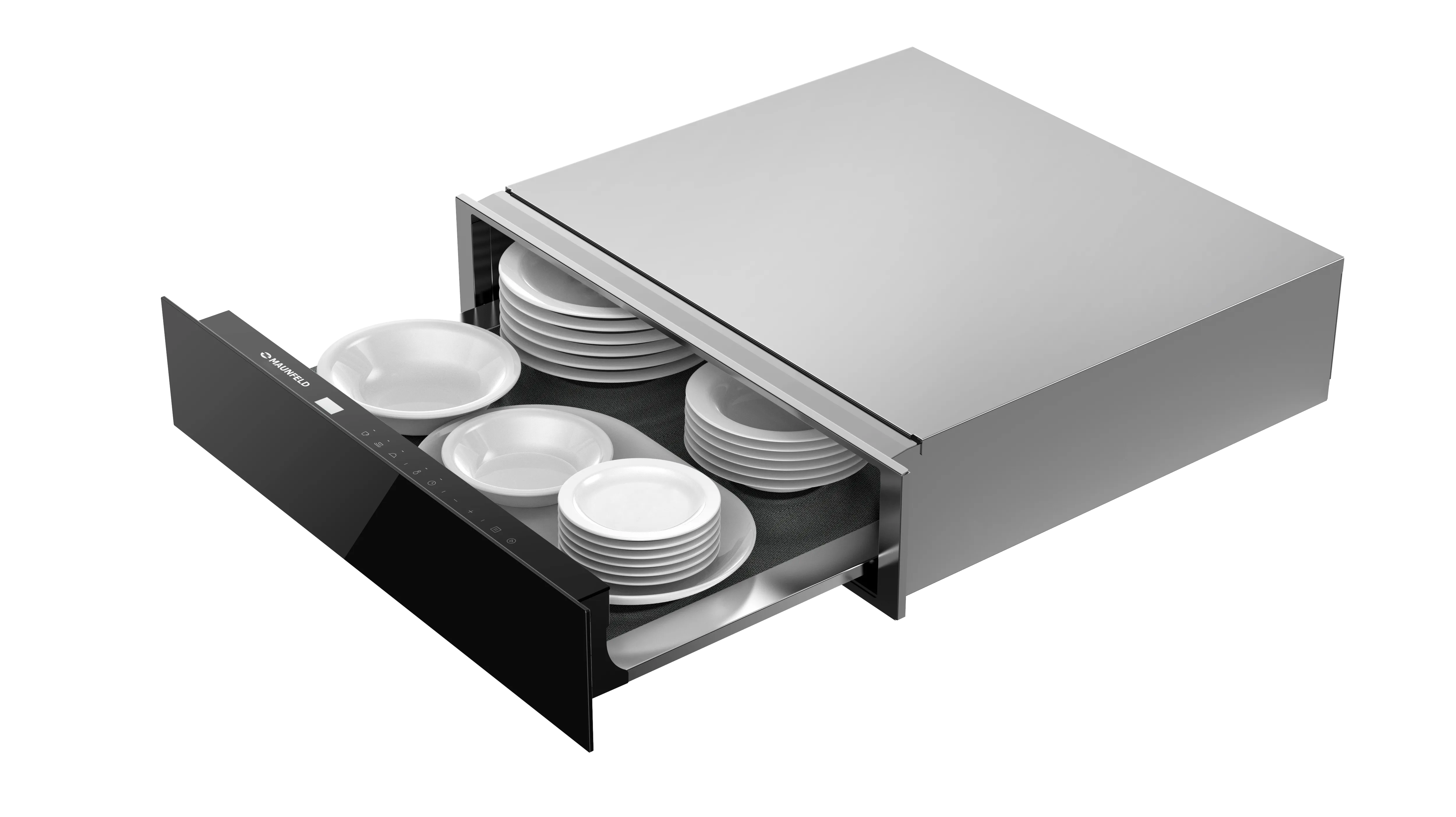 Встраиваемый шкаф для подогрева посуды MAUNFELD MWD22BK Черный