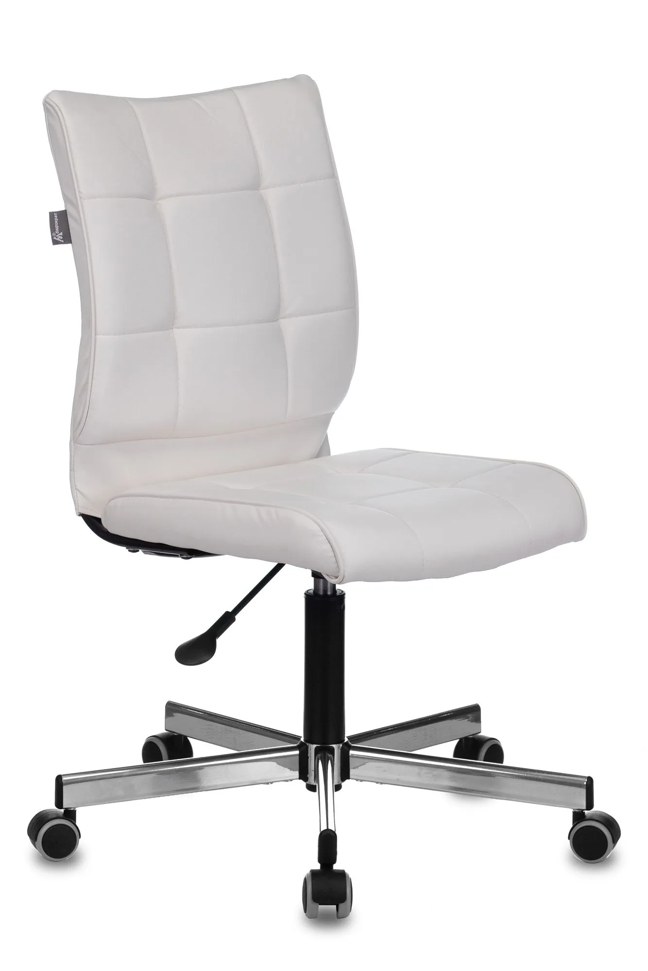 Кресло Бюрократ CH-330M белый Lincoln 100 экокожа крестов. металл хром