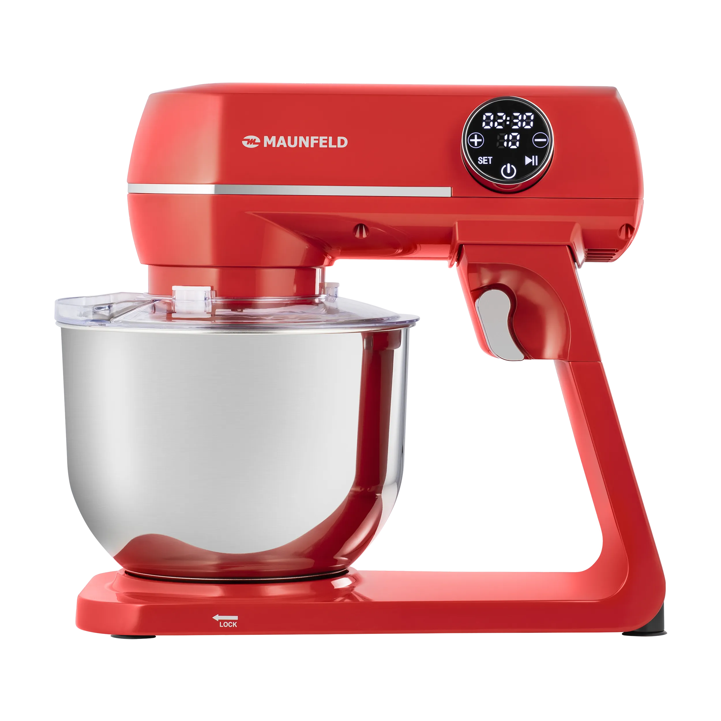 Миксер планетарный MAUNFELD MF-423R Красный