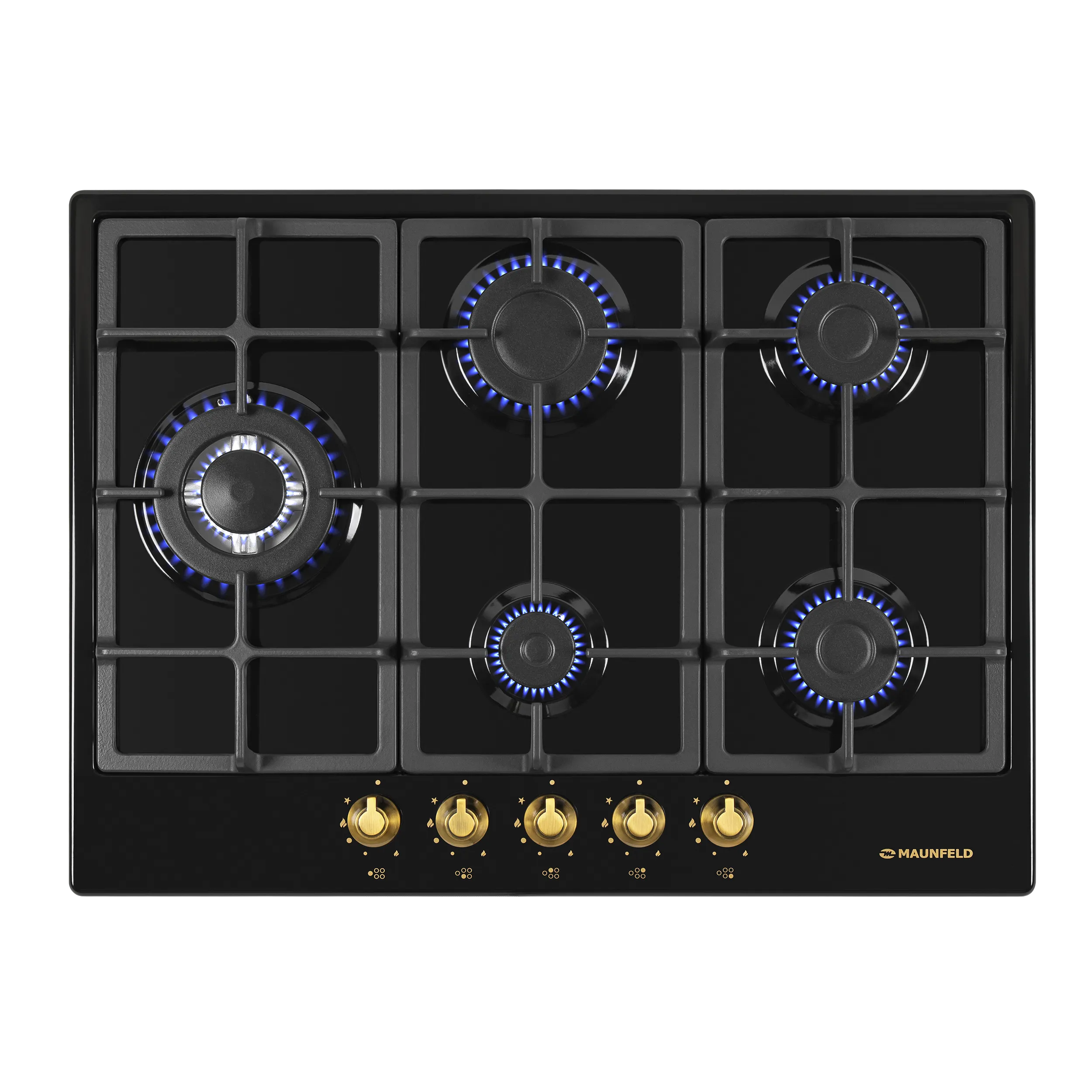 Газовая варочная панель MAUNFELD EGHE.75.33CR\G Черный