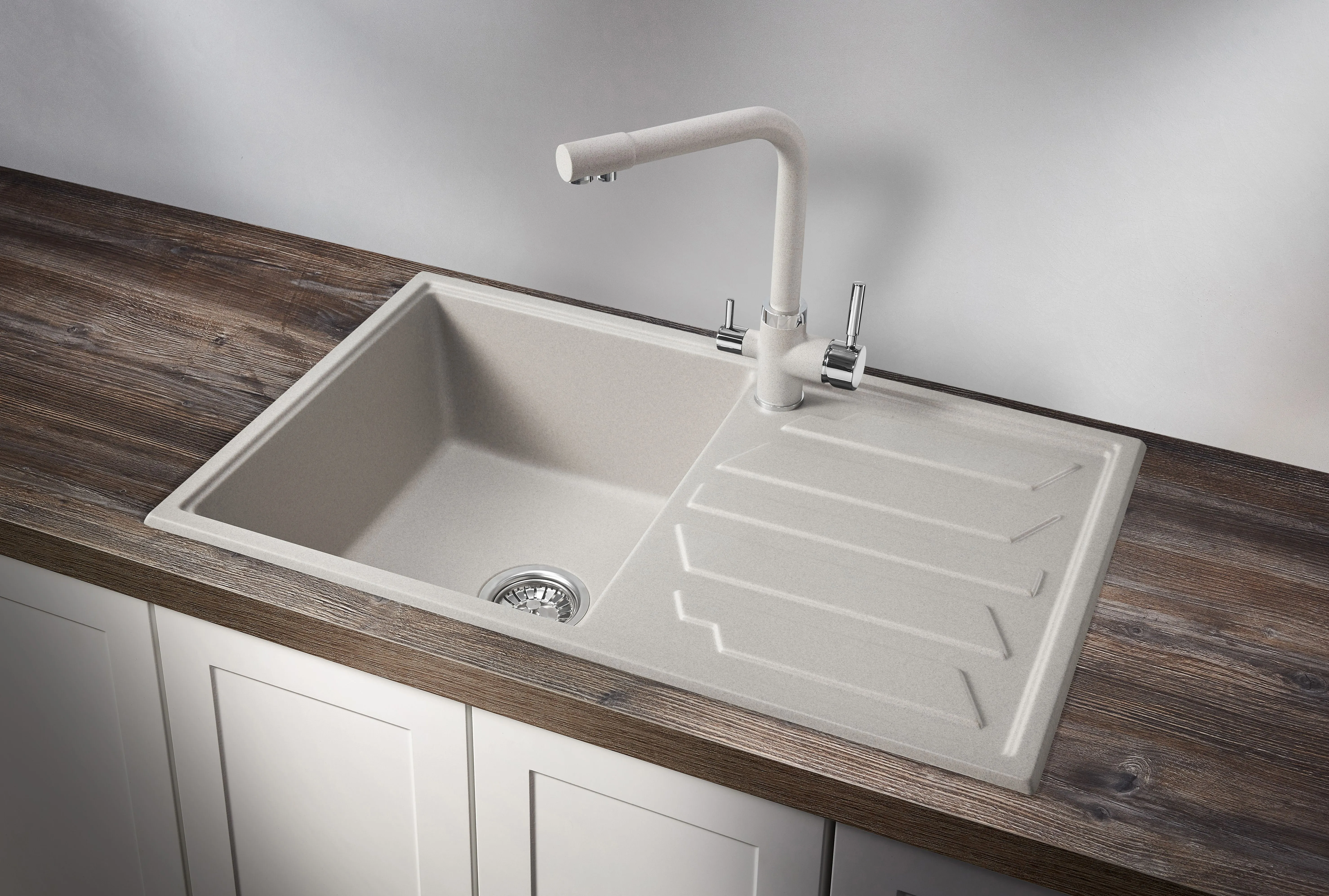 8002, БАЗАЛЬТ, кухонная мойка, кварц