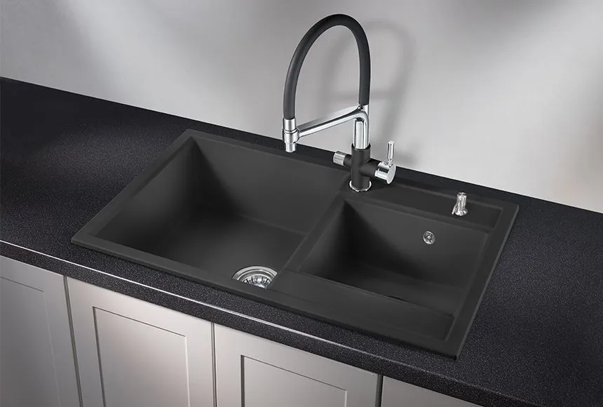 8201, ТУРМАЛИН, кухонная мойка, кварц