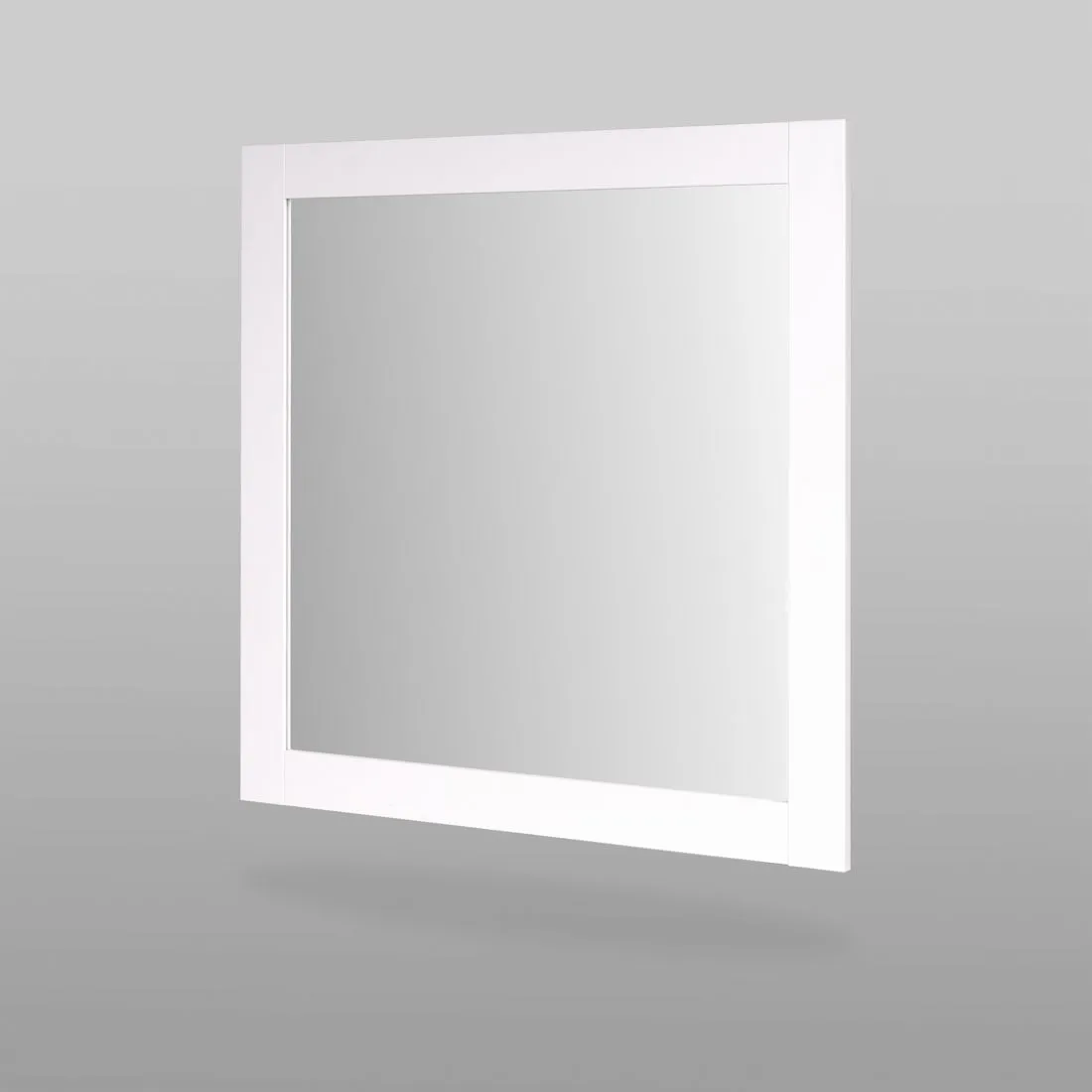 2.02.12.280.1 СИРИУС зеркало навесное 78х78 белое RU